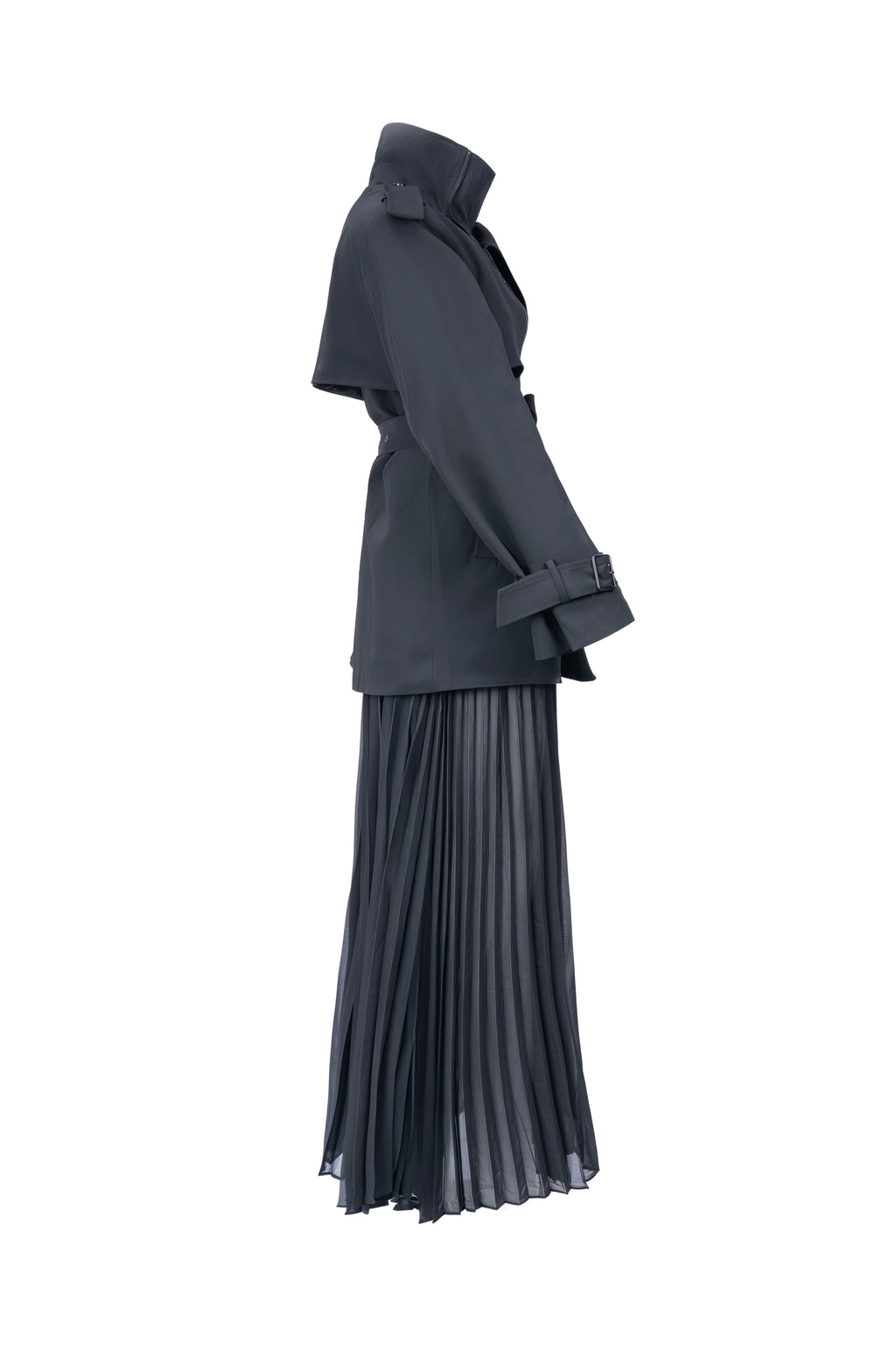SWING TRENCH COAT معطف واقٍ من المطر