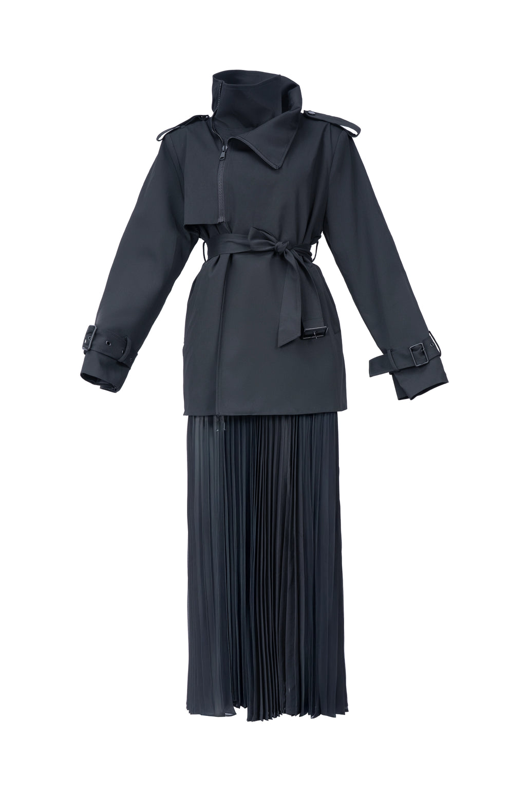 SWING TRENCH COAT معطف واقٍ من المطر