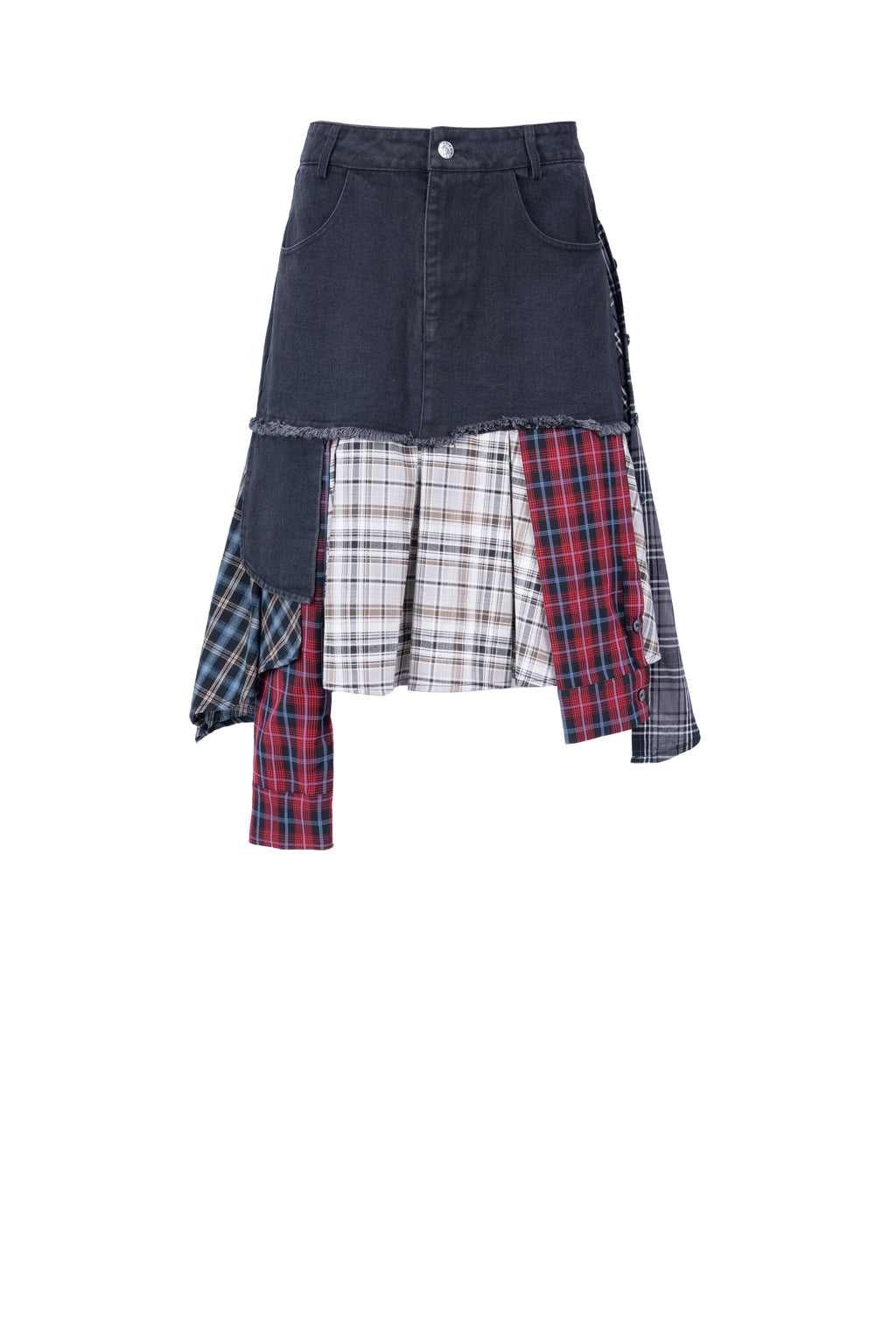 CHECKED REVIVAL SKIRT  تنورة كاروهات ريفايفل