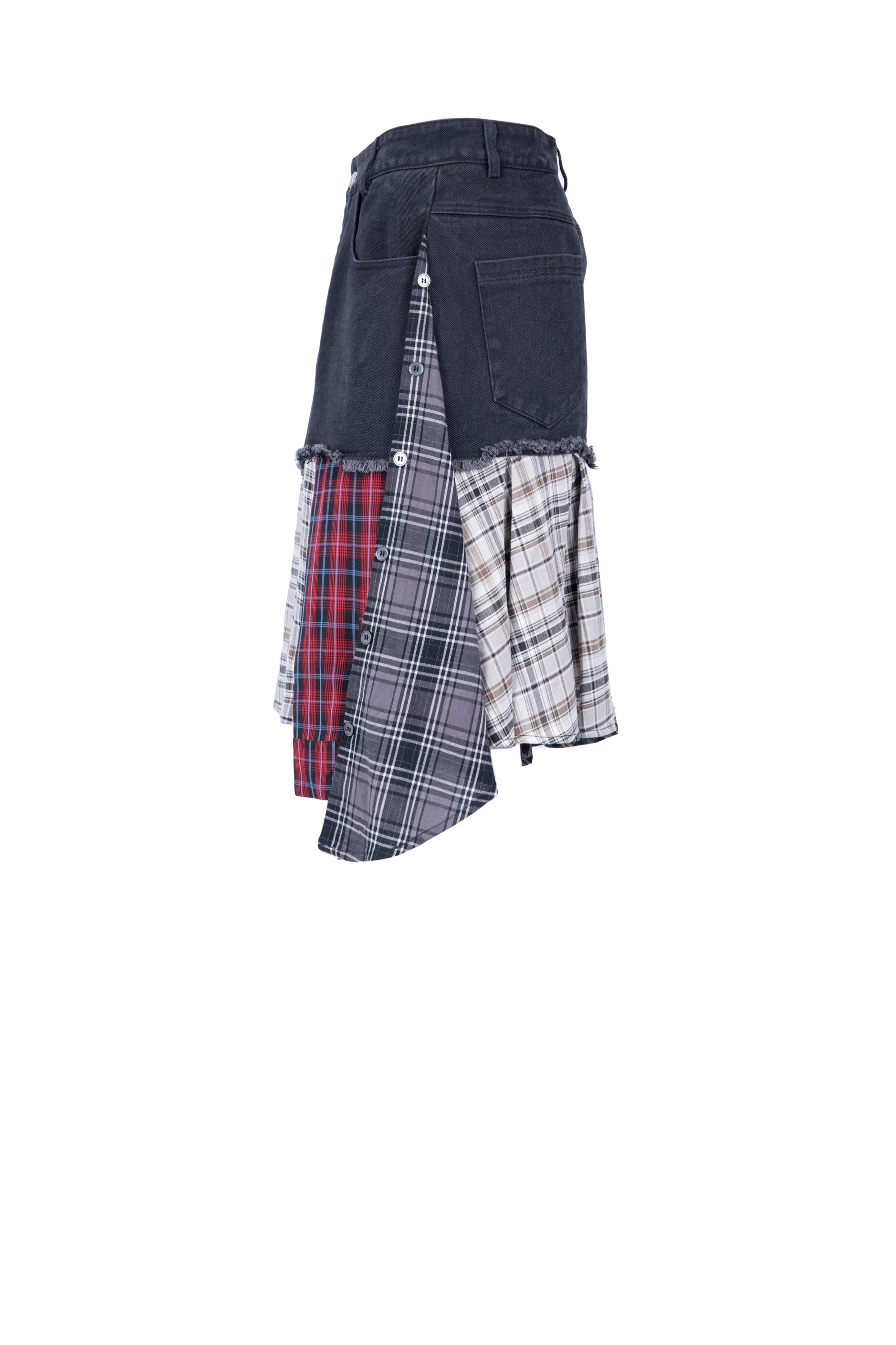 CHECKED REVIVAL SKIRT  تنورة كاروهات ريفايفل