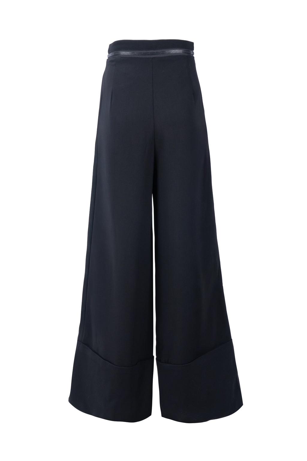 TURN-UP WIDE LEG TROUSER  بنطال واسع الساقين قابل للطي