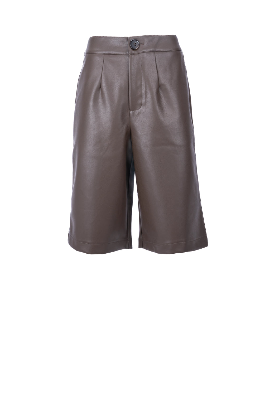 PU BERMUDA SHORTS شورت برمودا من البولي يوريثان