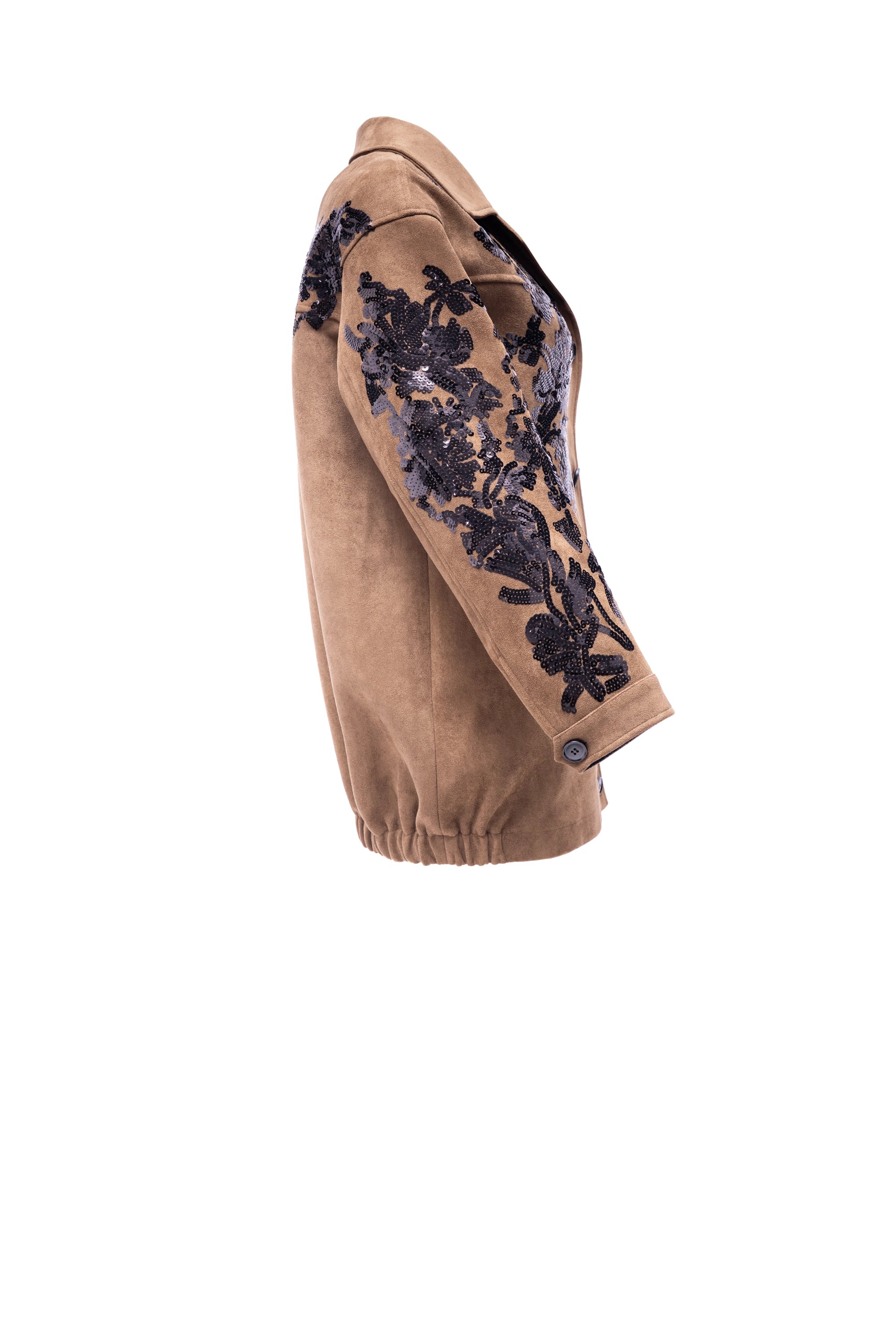 SUEDE LUXE JACKET جاكيت فاخر من جلد الغزال