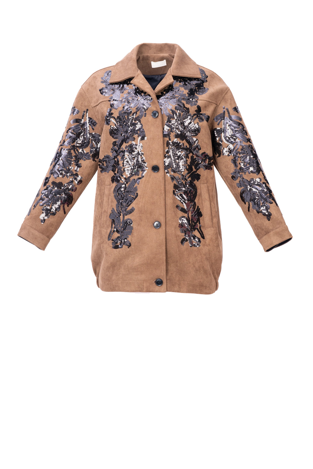 SUEDE LUXE JACKET جاكيت فاخر من جلد الغزال