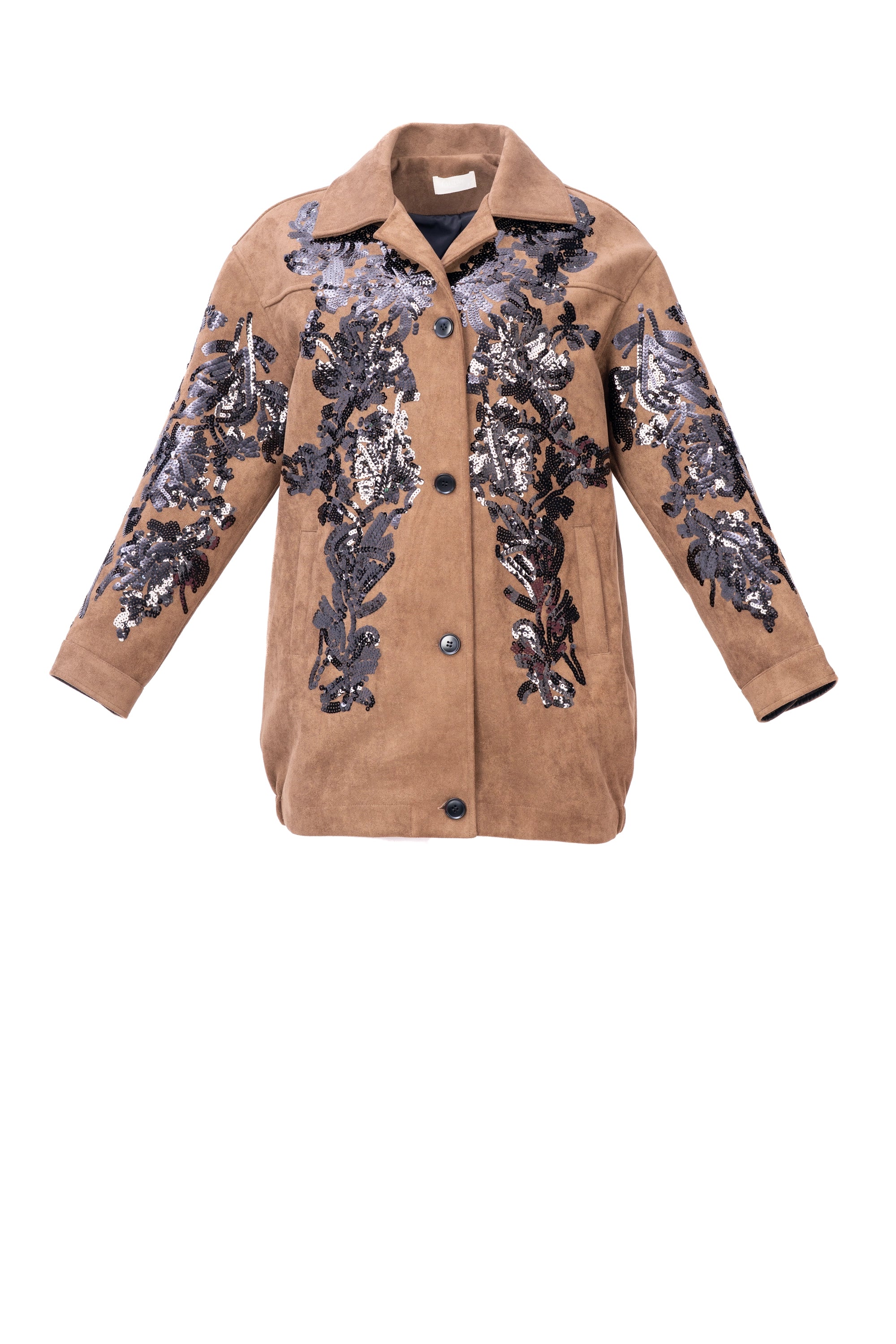 SUEDE LUXE JACKET جاكيت فاخر من جلد الغزال