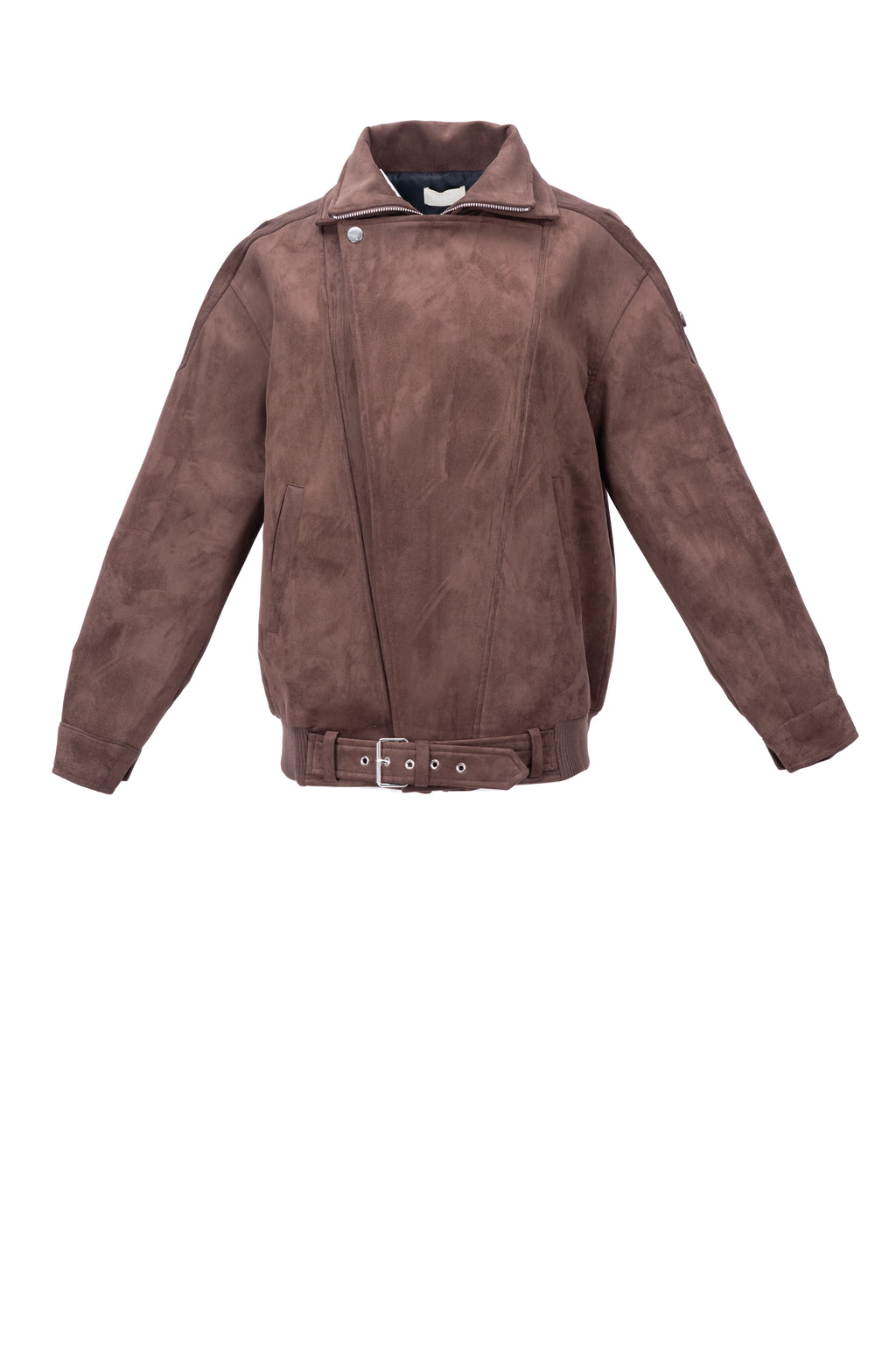 SUEDE BIKER JACKET جاكيت راكبي الدراجات النارية من جلد الغزال