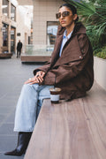 SUEDE BIKER JACKET جاكيت راكبي الدراجات النارية من جلد الغزال