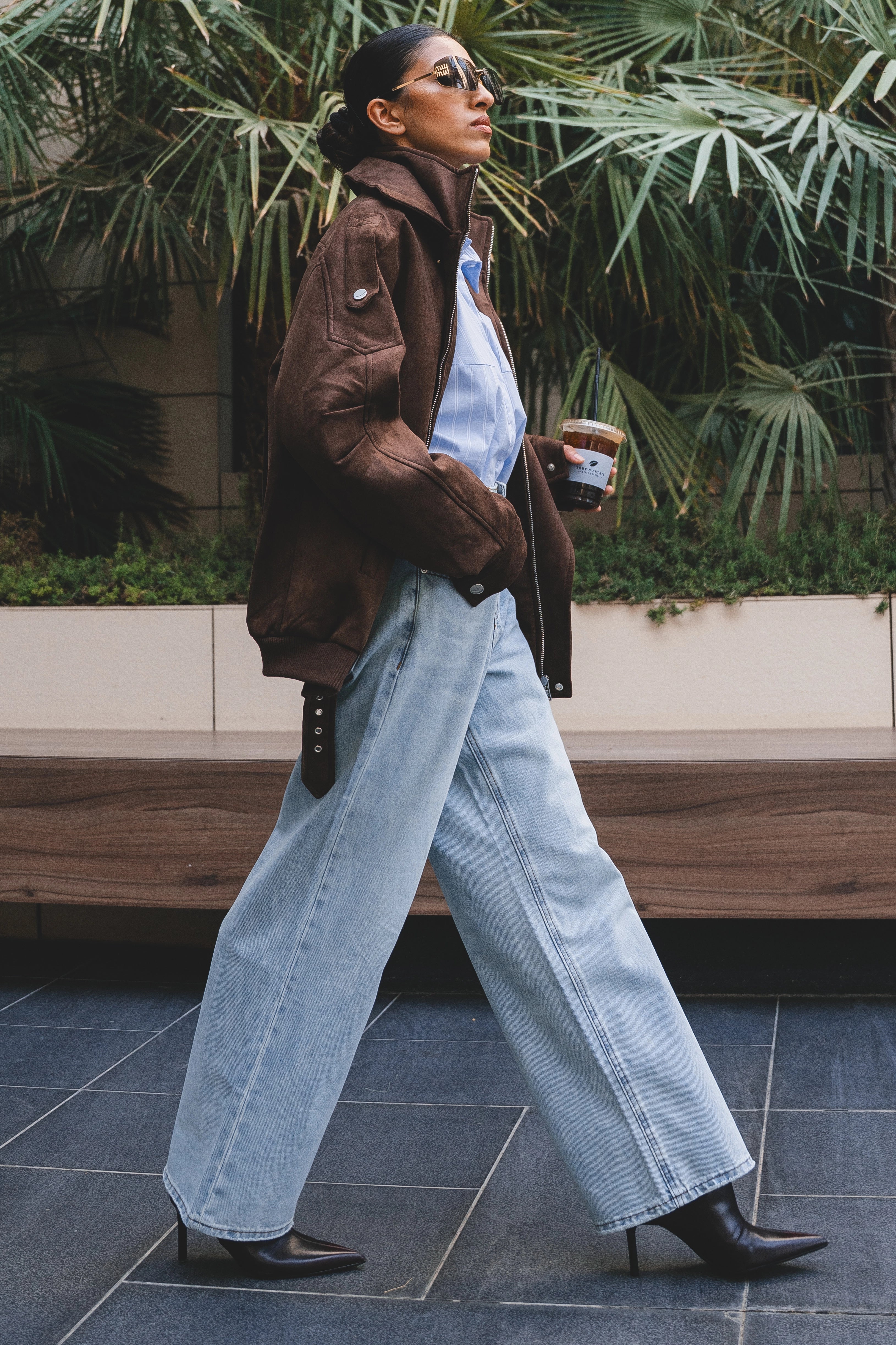SUEDE BIKER JACKET جاكيت راكبي الدراجات النارية من جلد الغزال