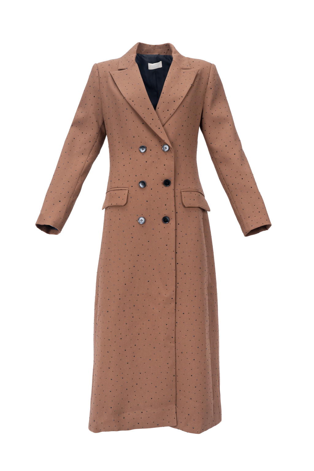 BEADED TRENCH COAT معطف واقٍ من المطر مزين بالخرز