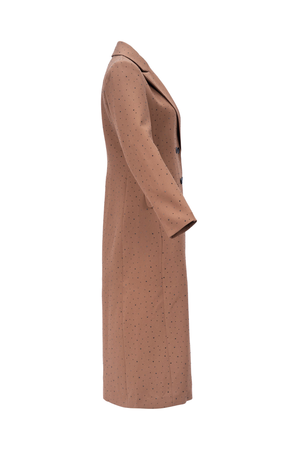 BEADED TRENCH COAT معطف واقٍ من المطر مزين بالخرز