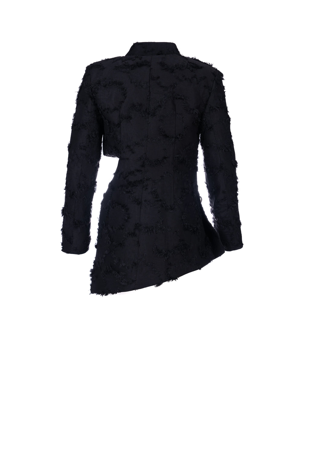 PEEK-A-BOO FRAY BLAZER بليزر بيك-أ-بو فراي