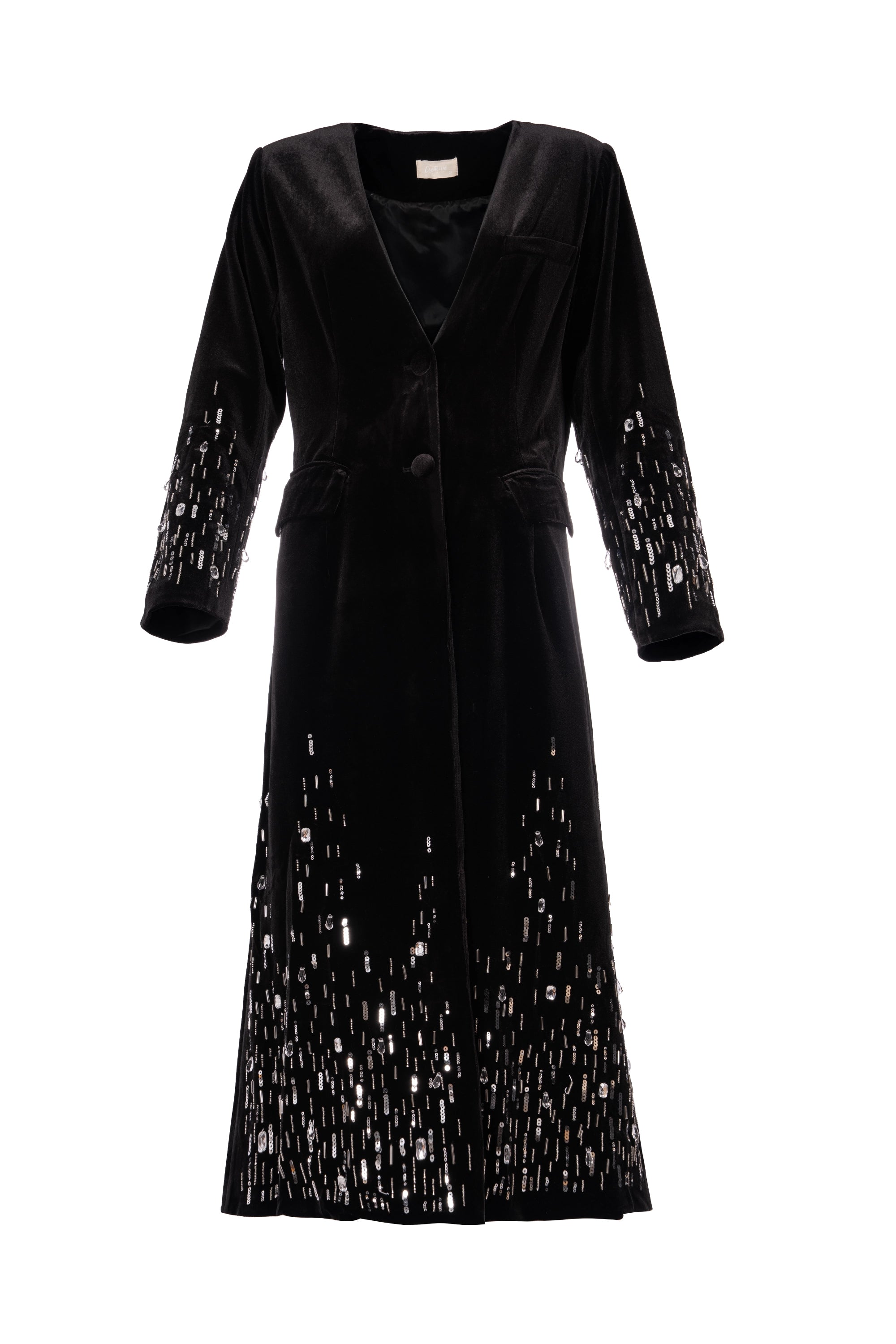 MAJESTIC VELVET COAT معطف مخملي فاخر