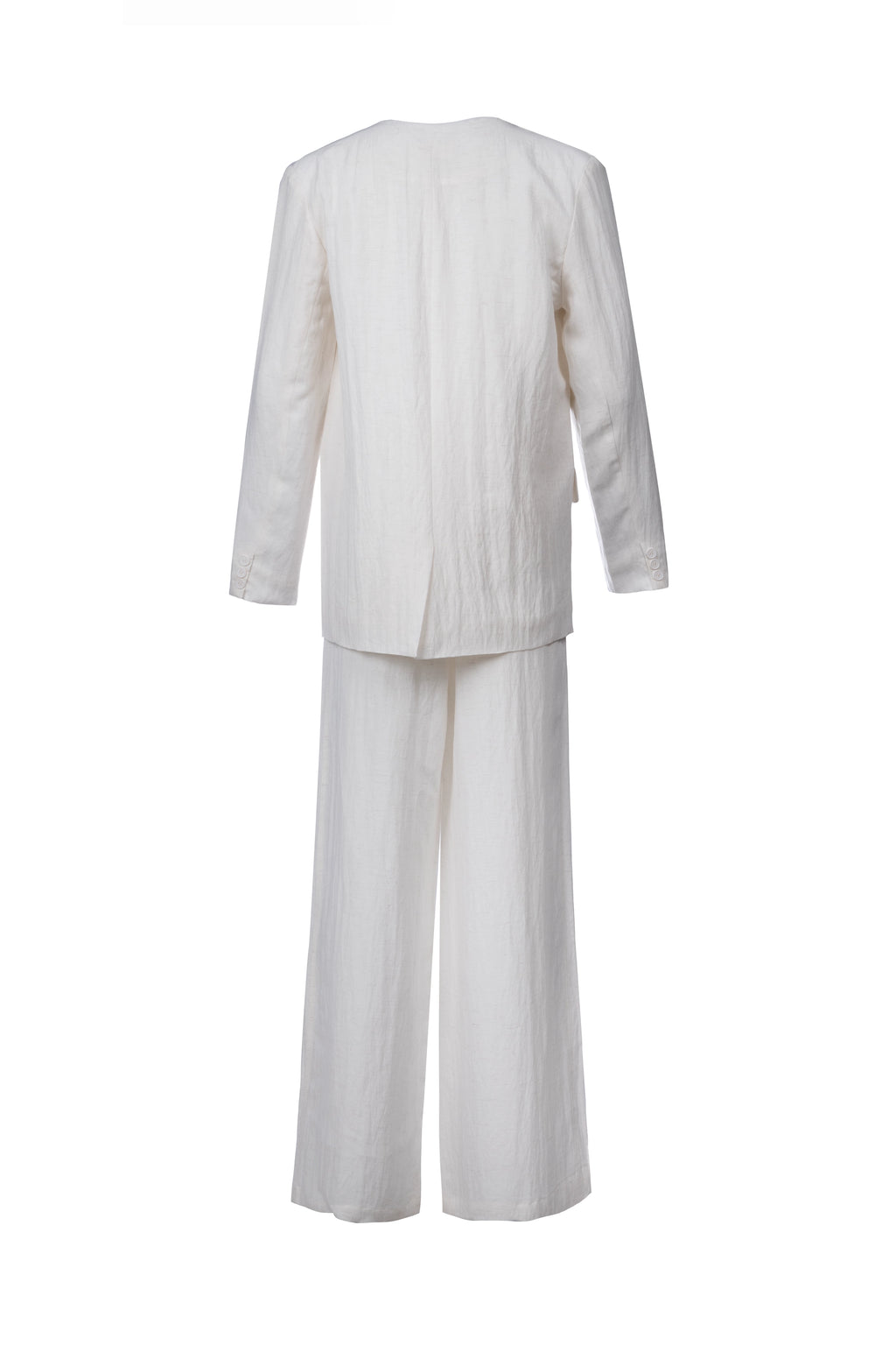 WOVEN BLAZER SET طقم بليزر منسوج