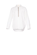 CRYSTAL ACCENT SHIRT قميص مزين بالكريستال