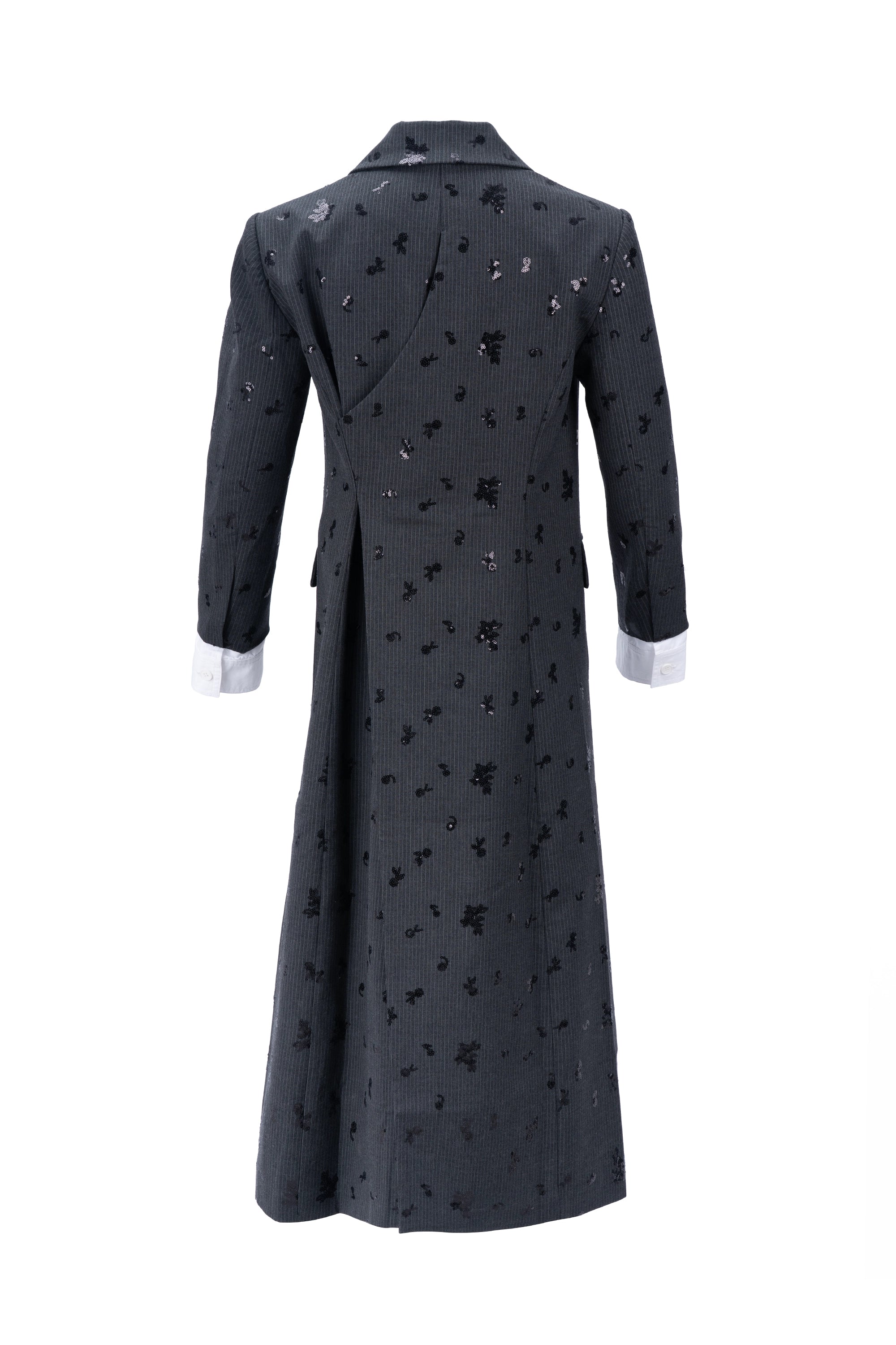 SEQUIN STORM COAT معطف عاصفة مرصع بالترتر