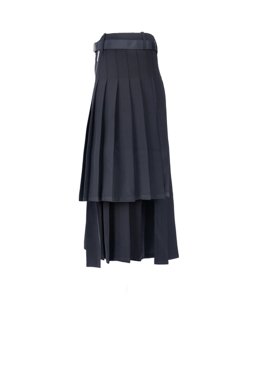 ACCORDION MIDI SKIRT تنورة ميدي قابلة للطي