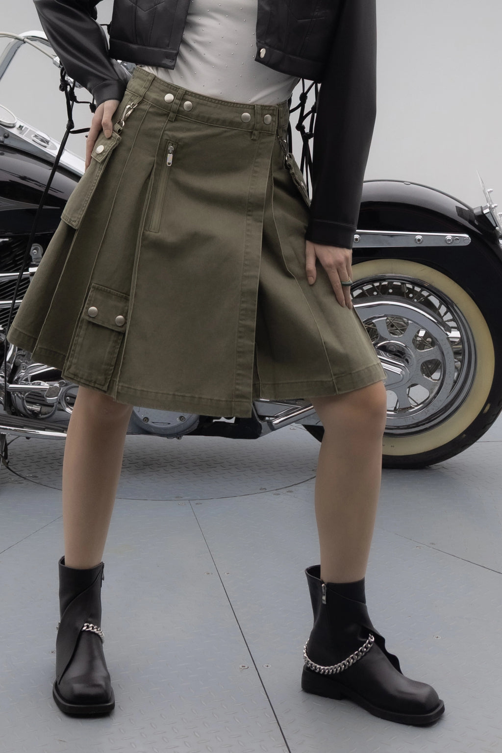 WHIMSY MIDI SKIRT تنورة ميدي مرحة