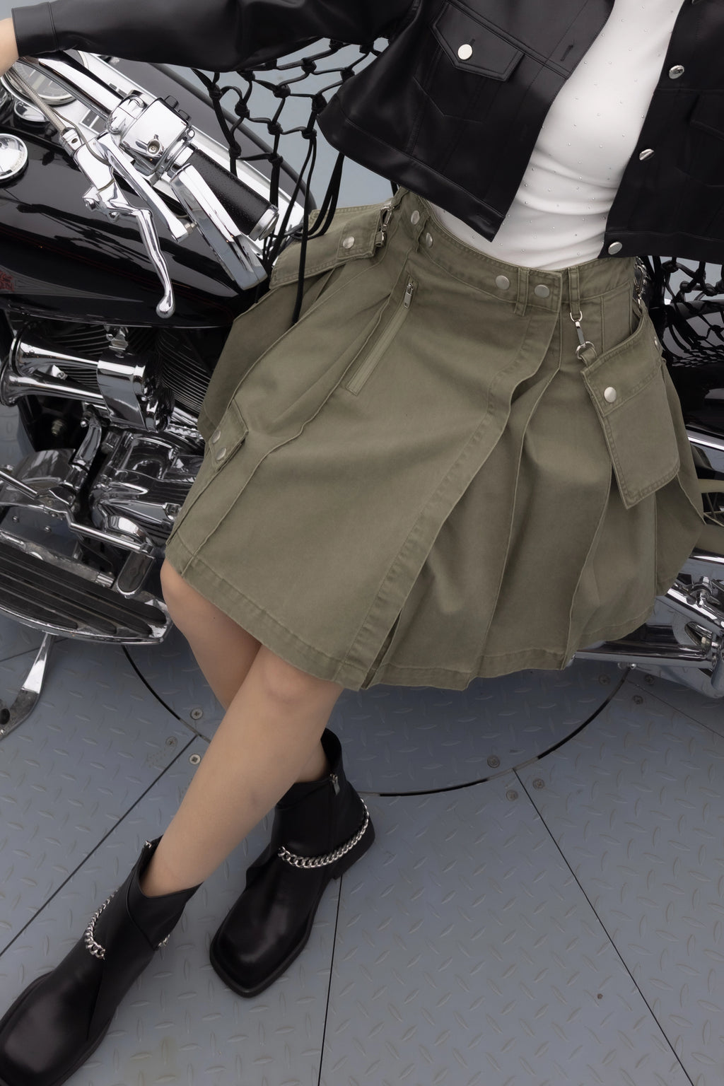 WHIMSY MIDI SKIRT تنورة ميدي مرحة
