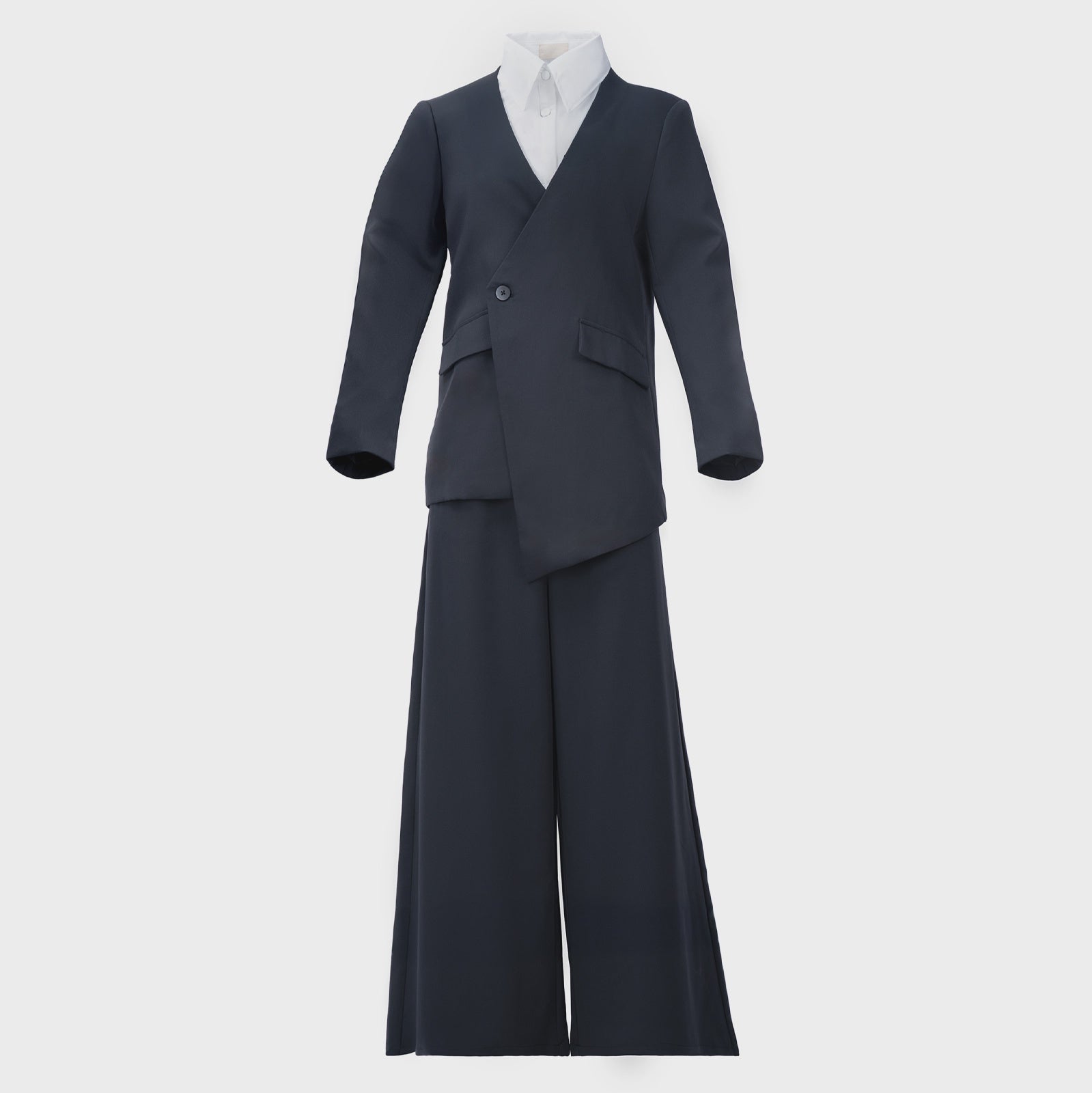 SKEWED BLAZER CO-ORD SET طقم بليزر مائل