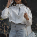 PIPED UP SWEATSHIRT سويت شيرت مزين بخطوط