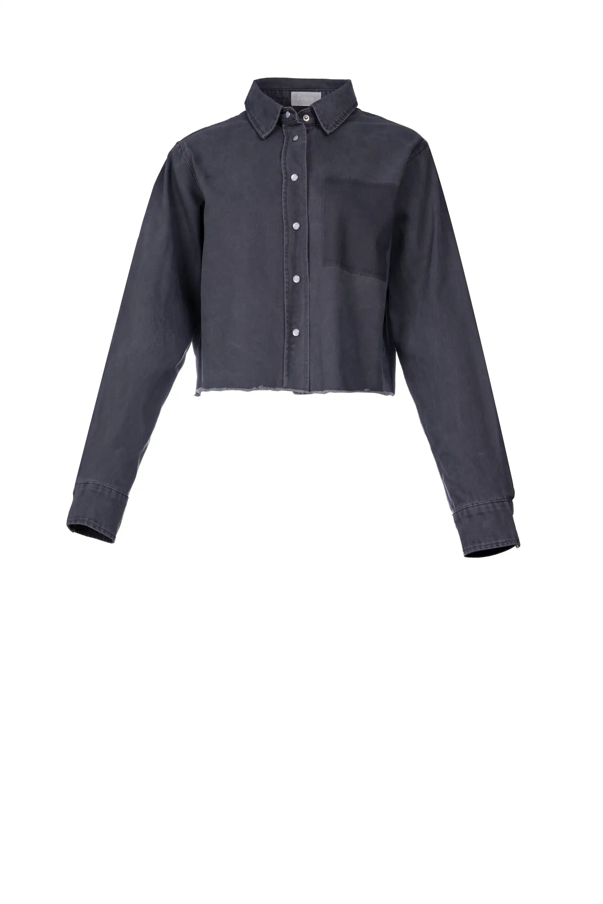 DENIM CHAMBRAY SHIRT قميص جينز شامبراي