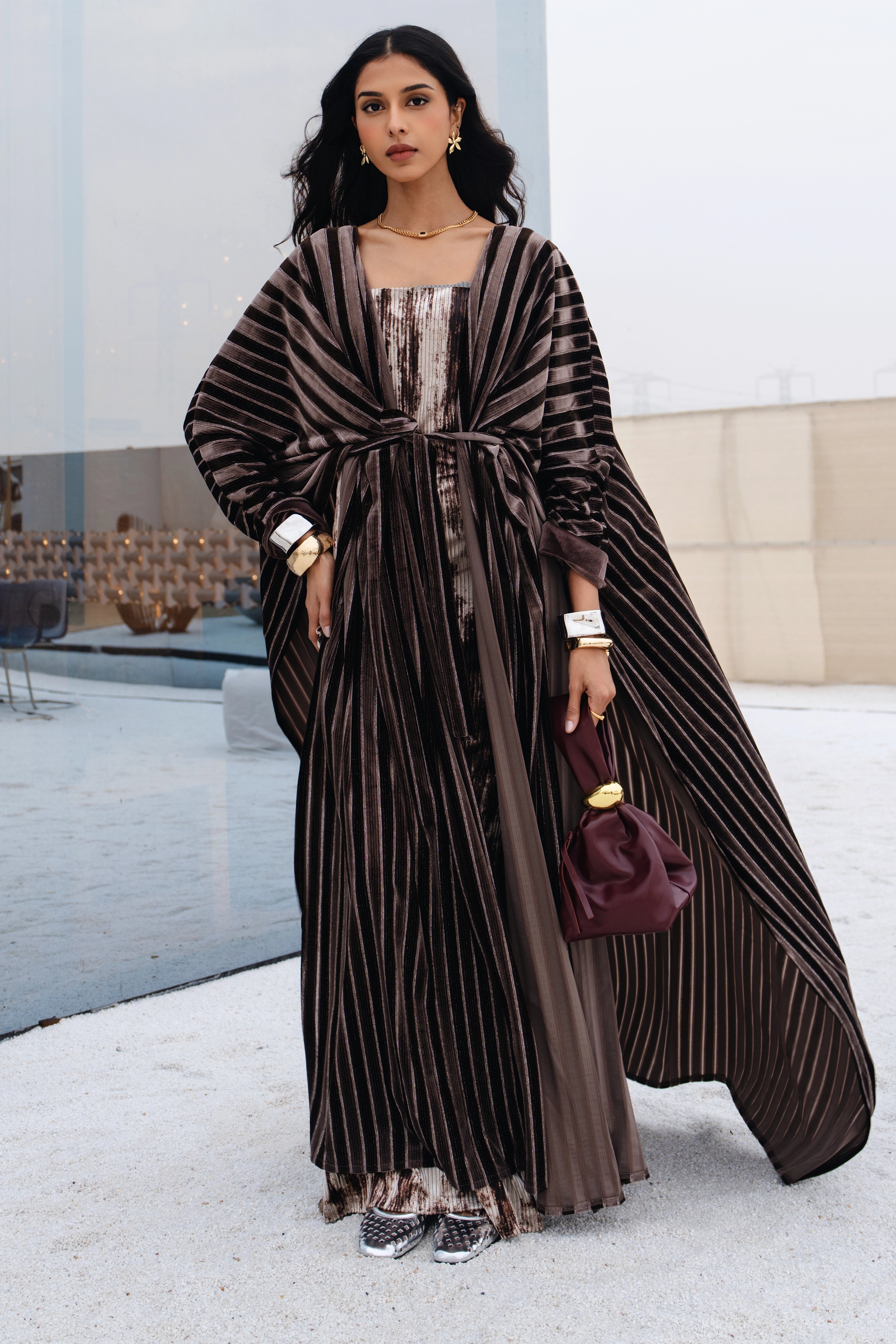 BODYCON KAFTAN DUO طقم قفطان ضيق للجسم