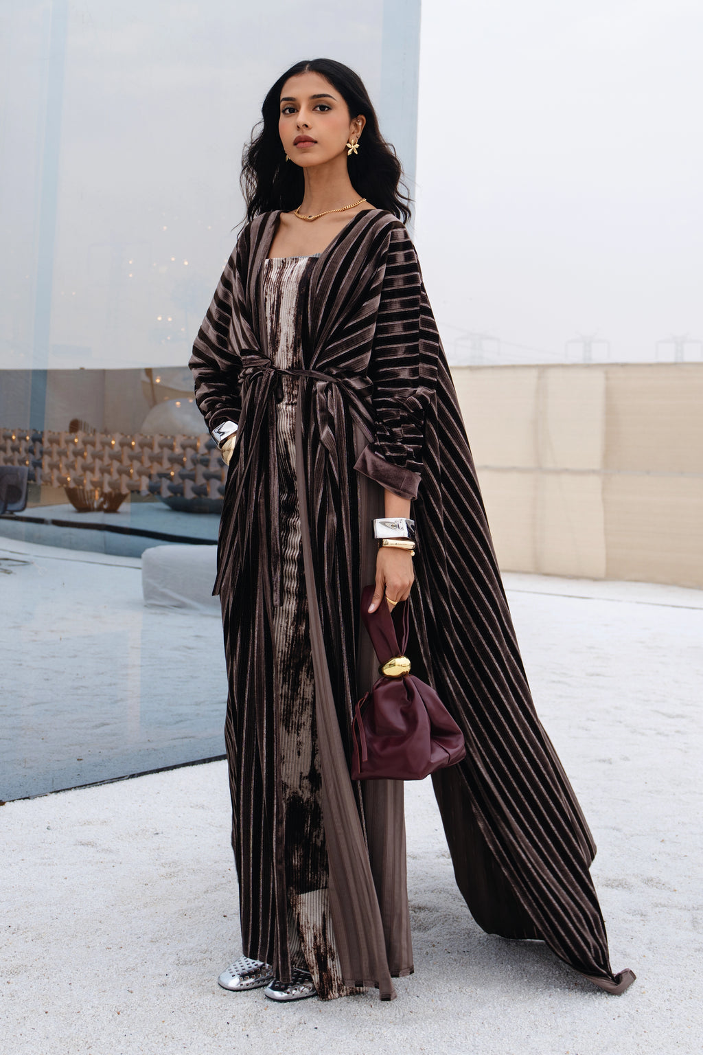 BODYCON KAFTAN DUO طقم قفطان ضيق للجسم