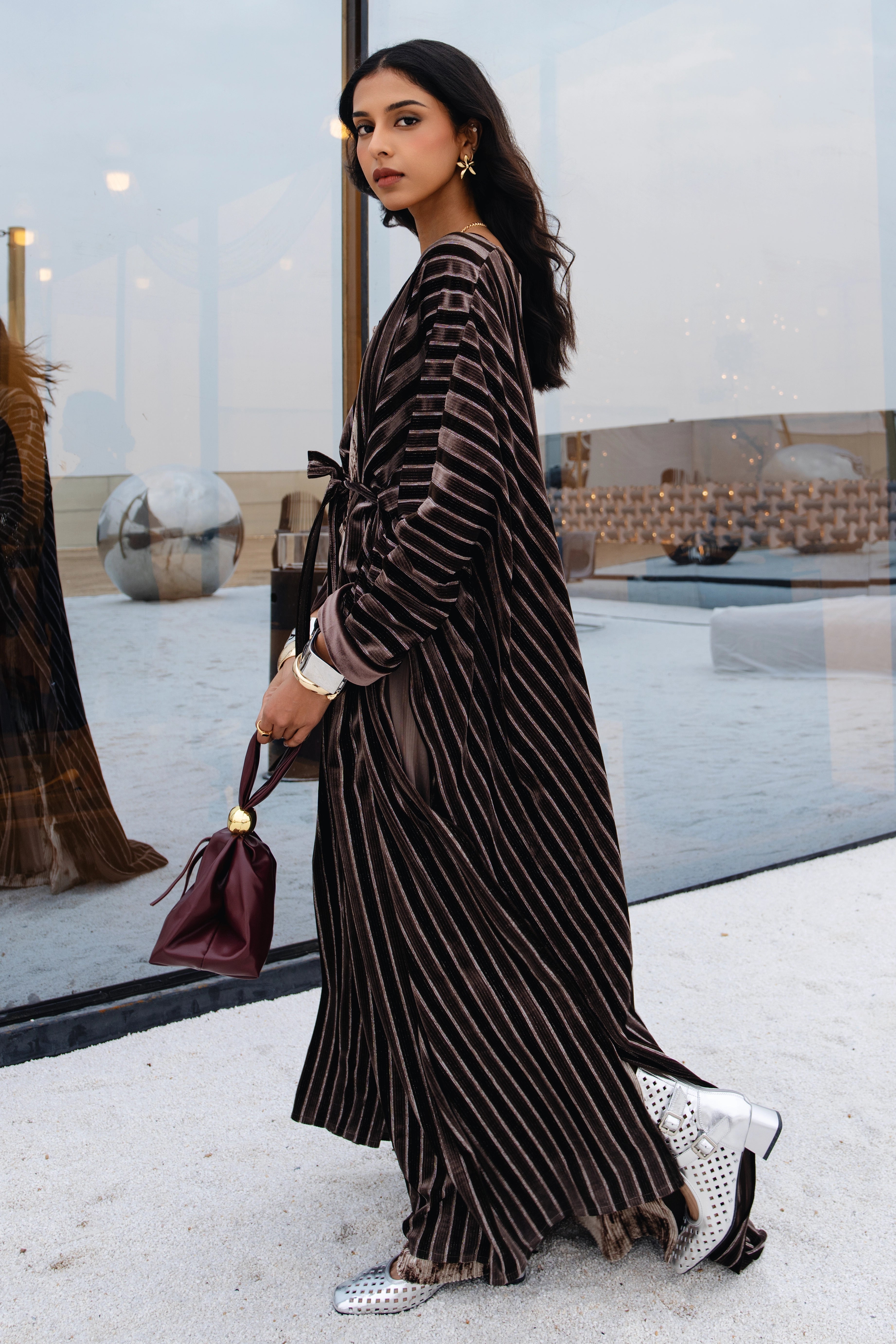 BODYCON KAFTAN DUO طقم قفطان ضيق للجسم