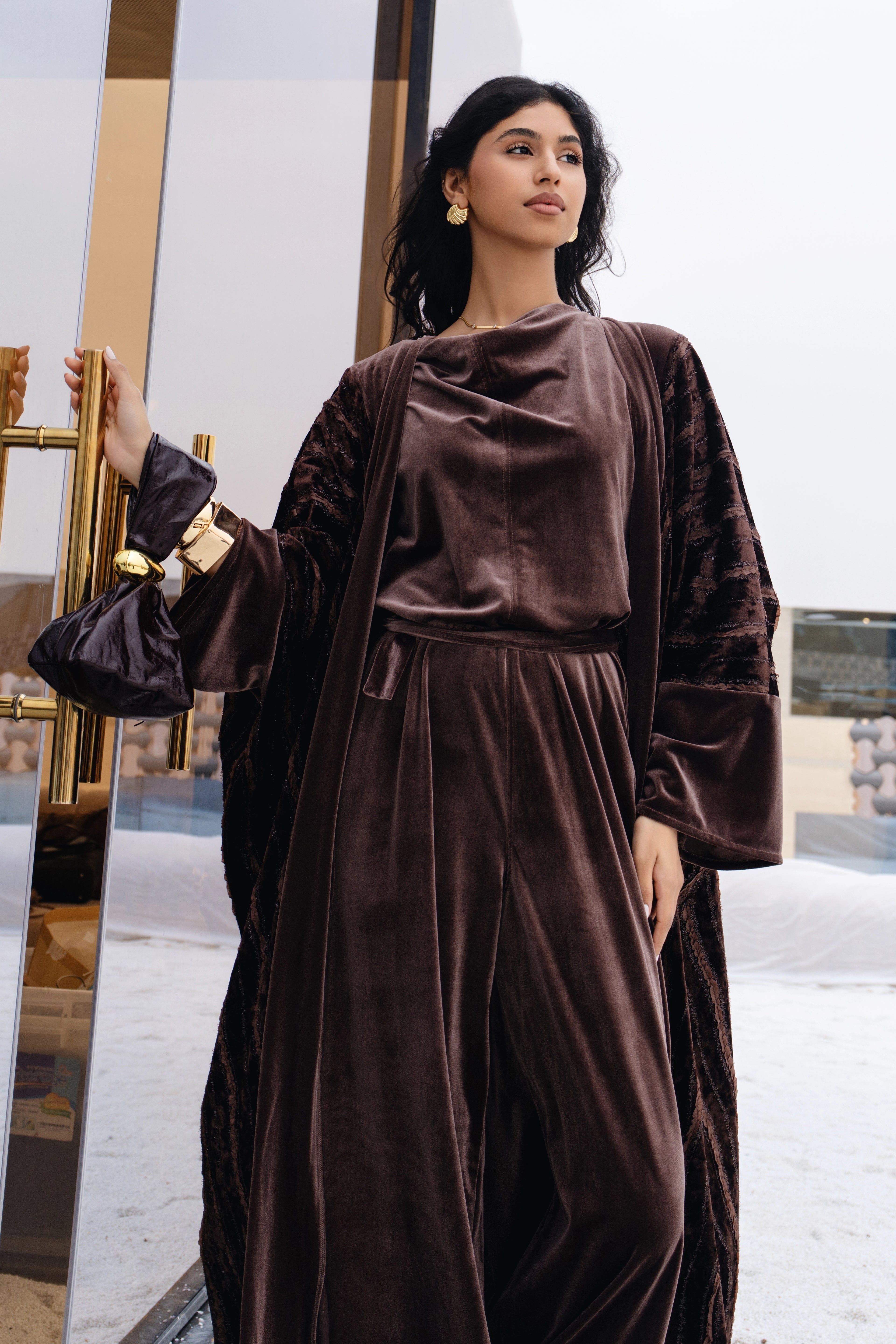 BISTRE KAFTAN DUO ثنائي قفطان بيستري