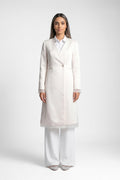IVORY LUXE COAT معطف فاخر بلون العاج