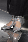 PERFORATED PUNK BOOTS أحذية بانك مثقبة
