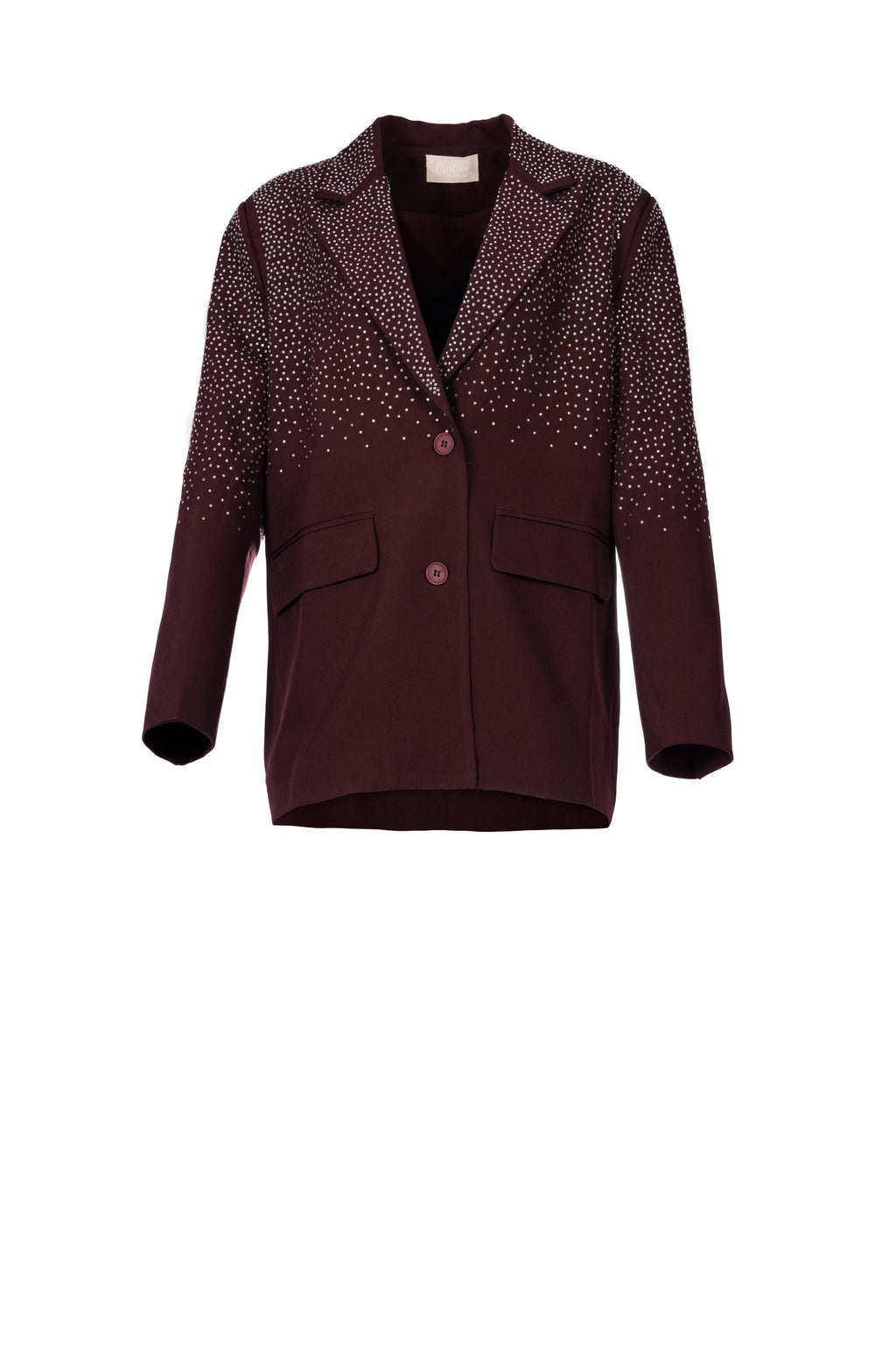 GLITZ WINE BLAZER بليزر نبيذ لامع
