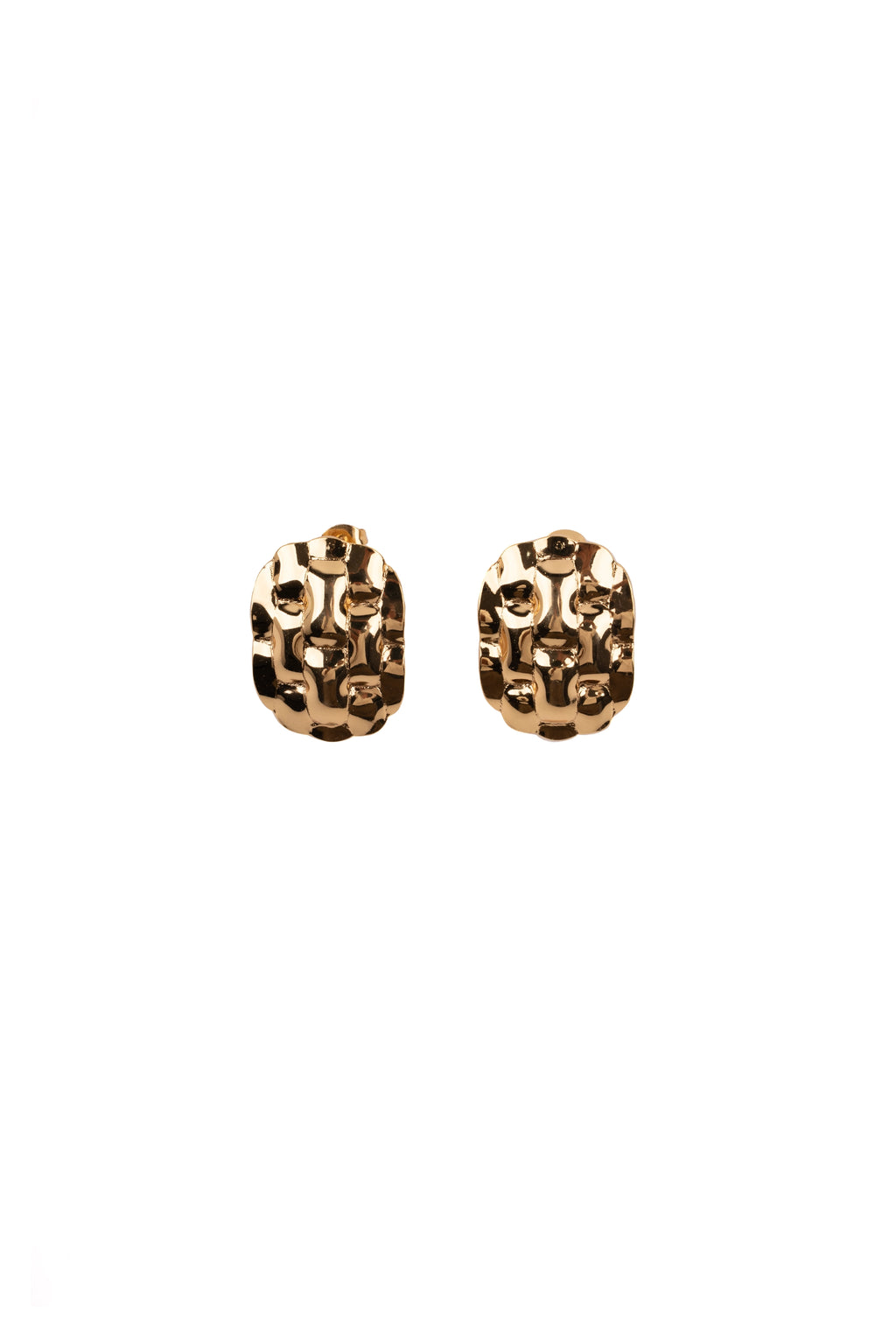 GRIDLOCK EARRING قرط على شكل قفل شبكي.