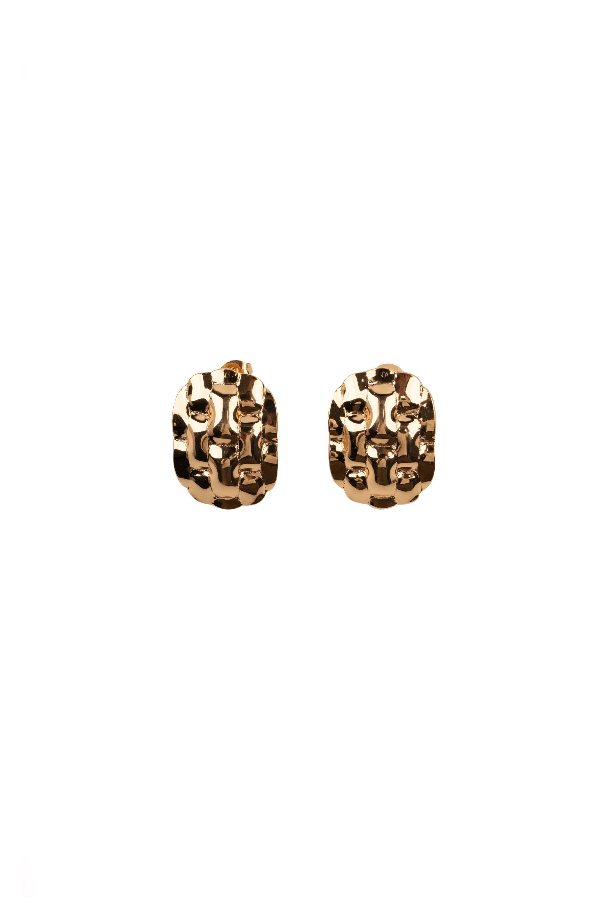 GRIDLOCK EARRING قرط على شكل قفل شبكي.