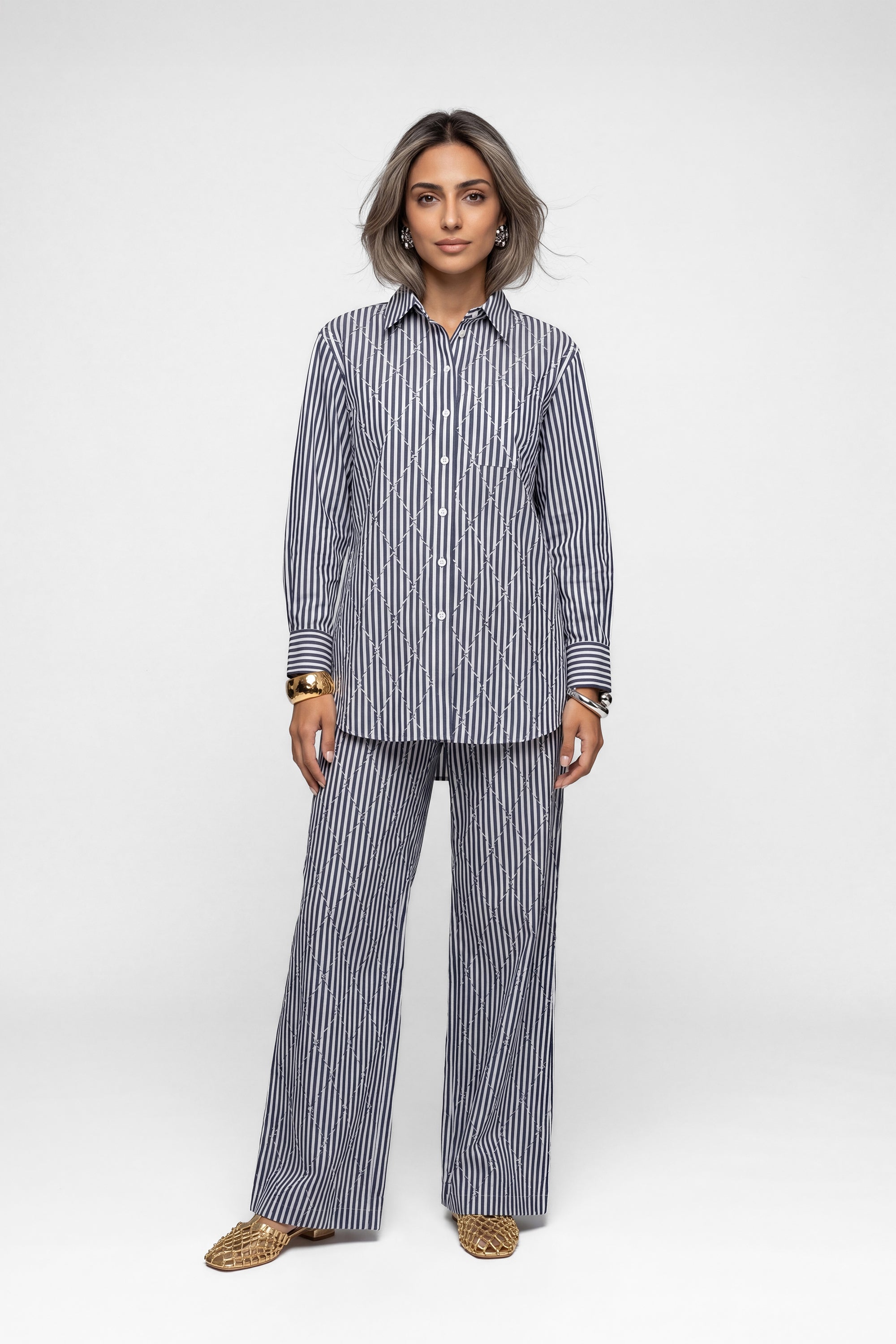 RHIOMI PANT SET طقم بنطلون ريومي