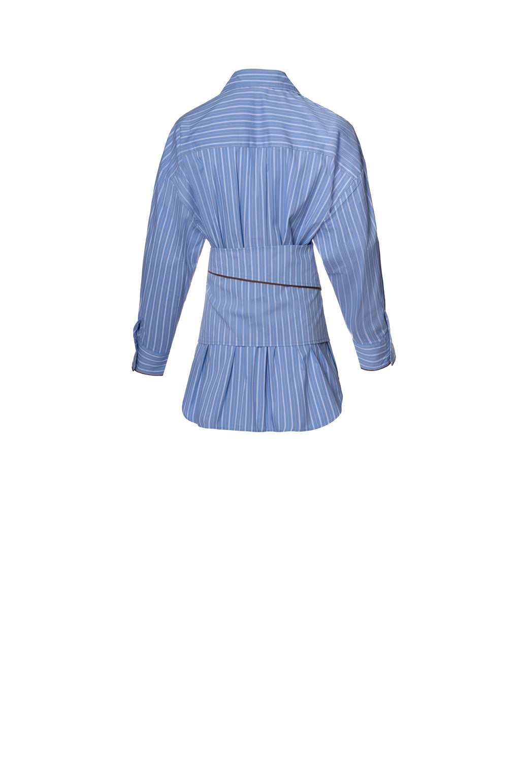 CINCH STRIPE SHIRT قميص مخطط بخصر