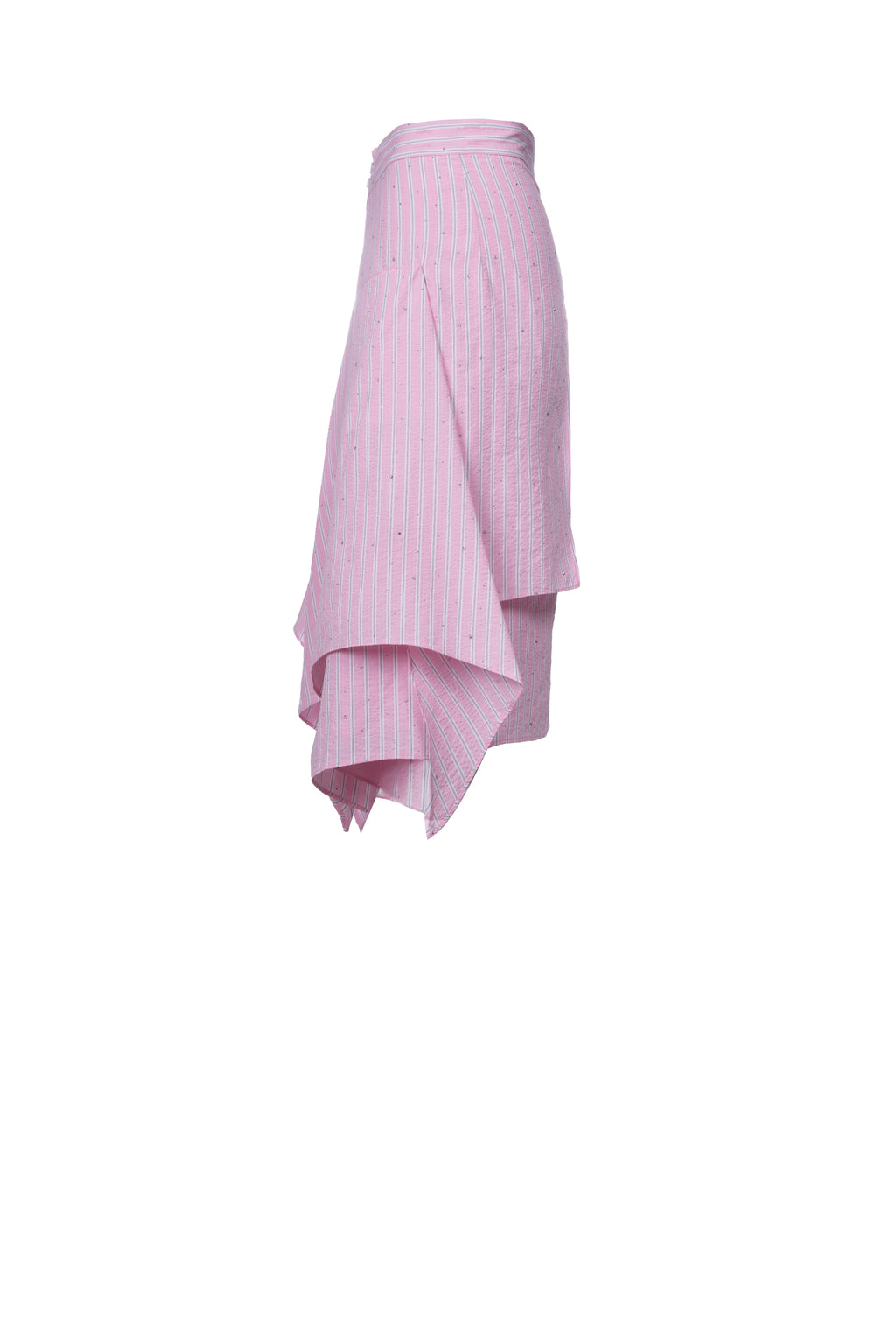 PINK GLITZ SKIRT تنورة وردية لامعة
