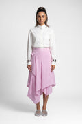 PINK GLITZ SKIRT تنورة وردية لامعة
