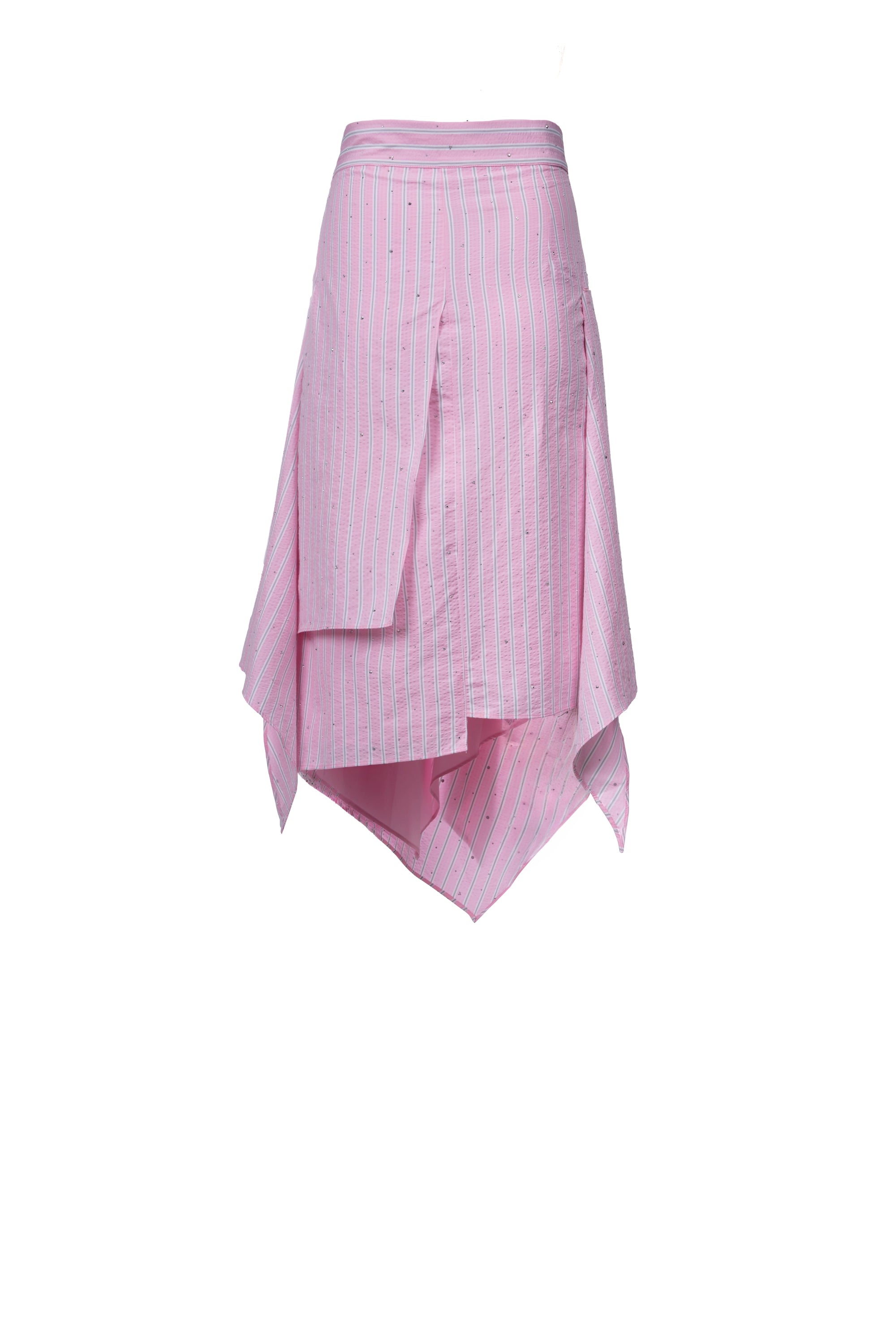 PINK GLITZ SKIRT تنورة وردية لامعة