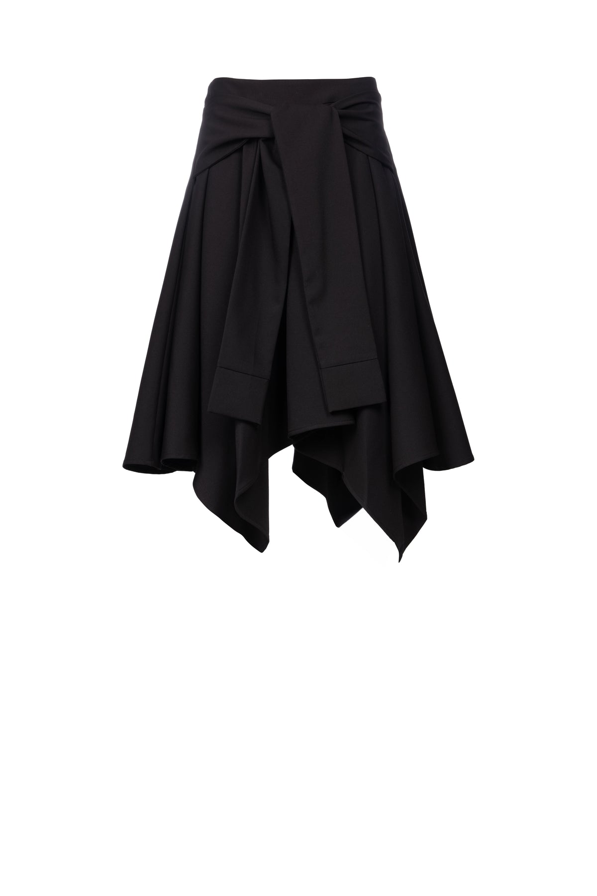 TWIST SLEEVE SKIRTبنطال بتصميم ملفوف