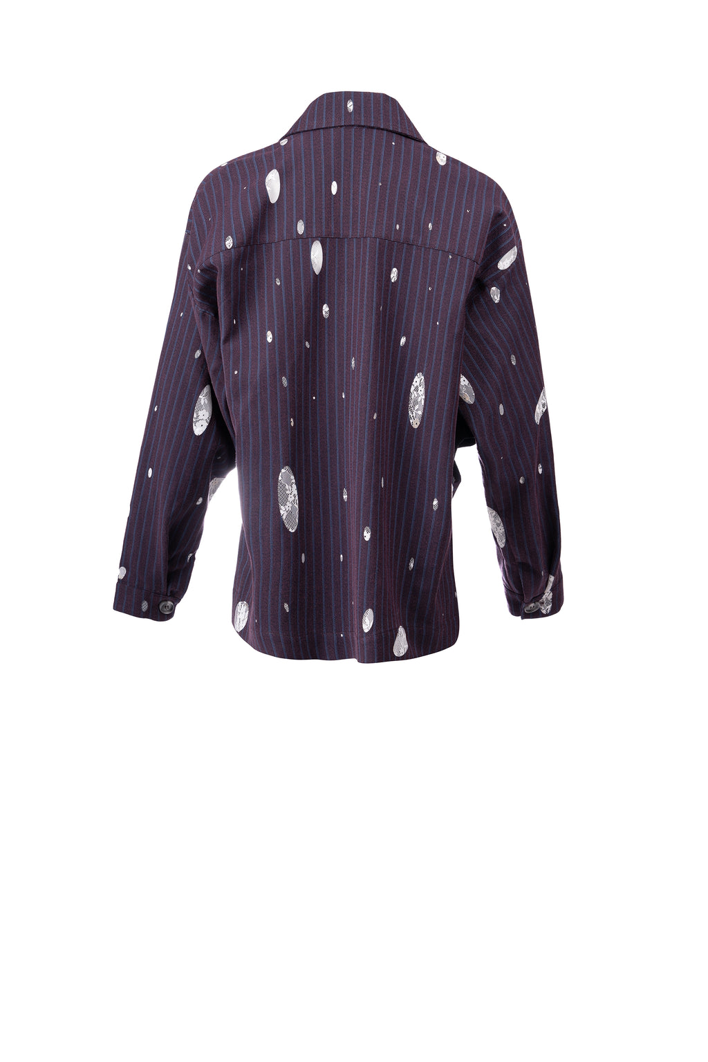 LAYERD WRAP BLAZER سترة بليزر بنمط ملفوف وطبعة
