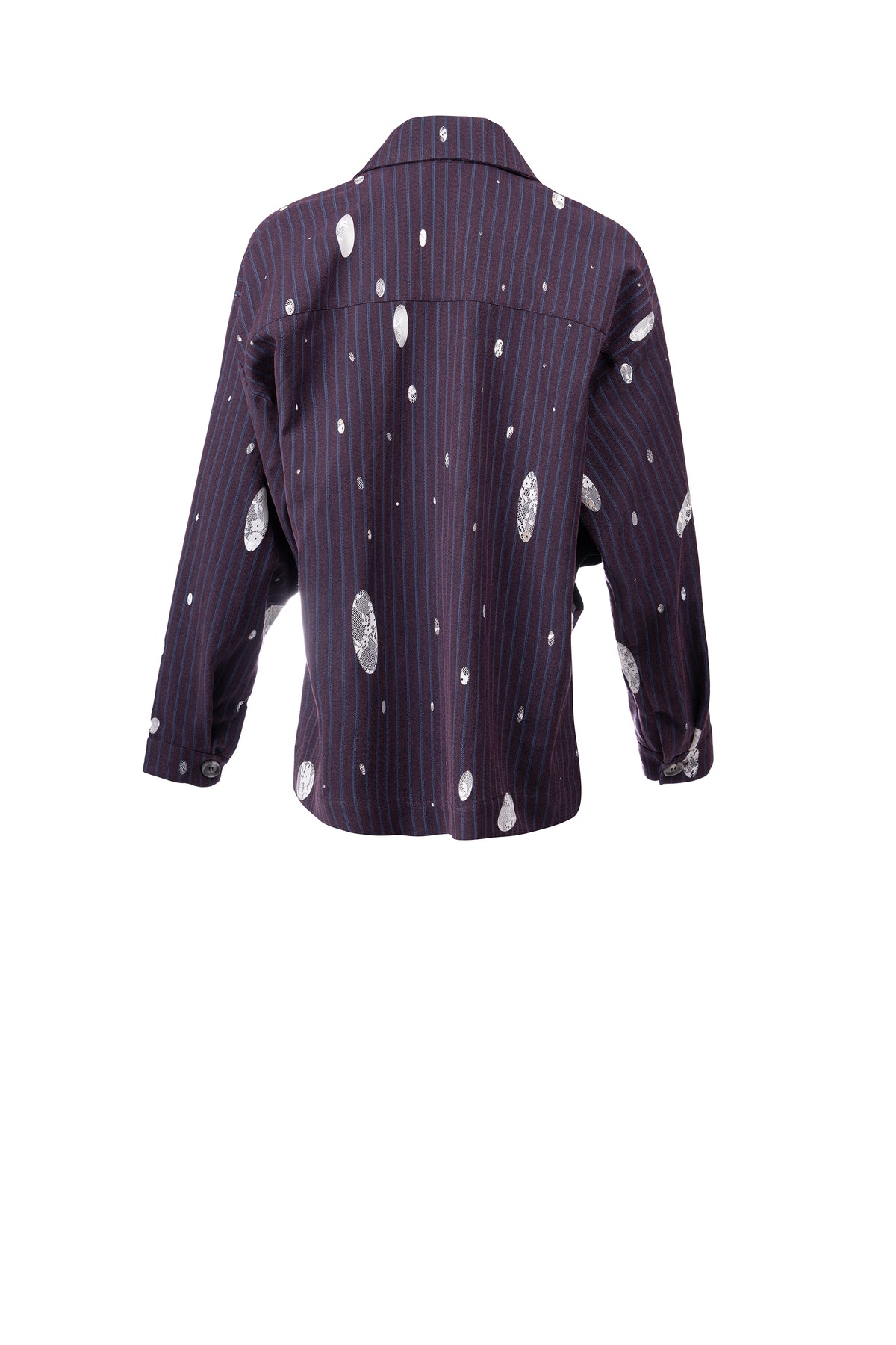 LAYERD WRAP BLAZER سترة بليزر بنمط ملفوف وطبعة