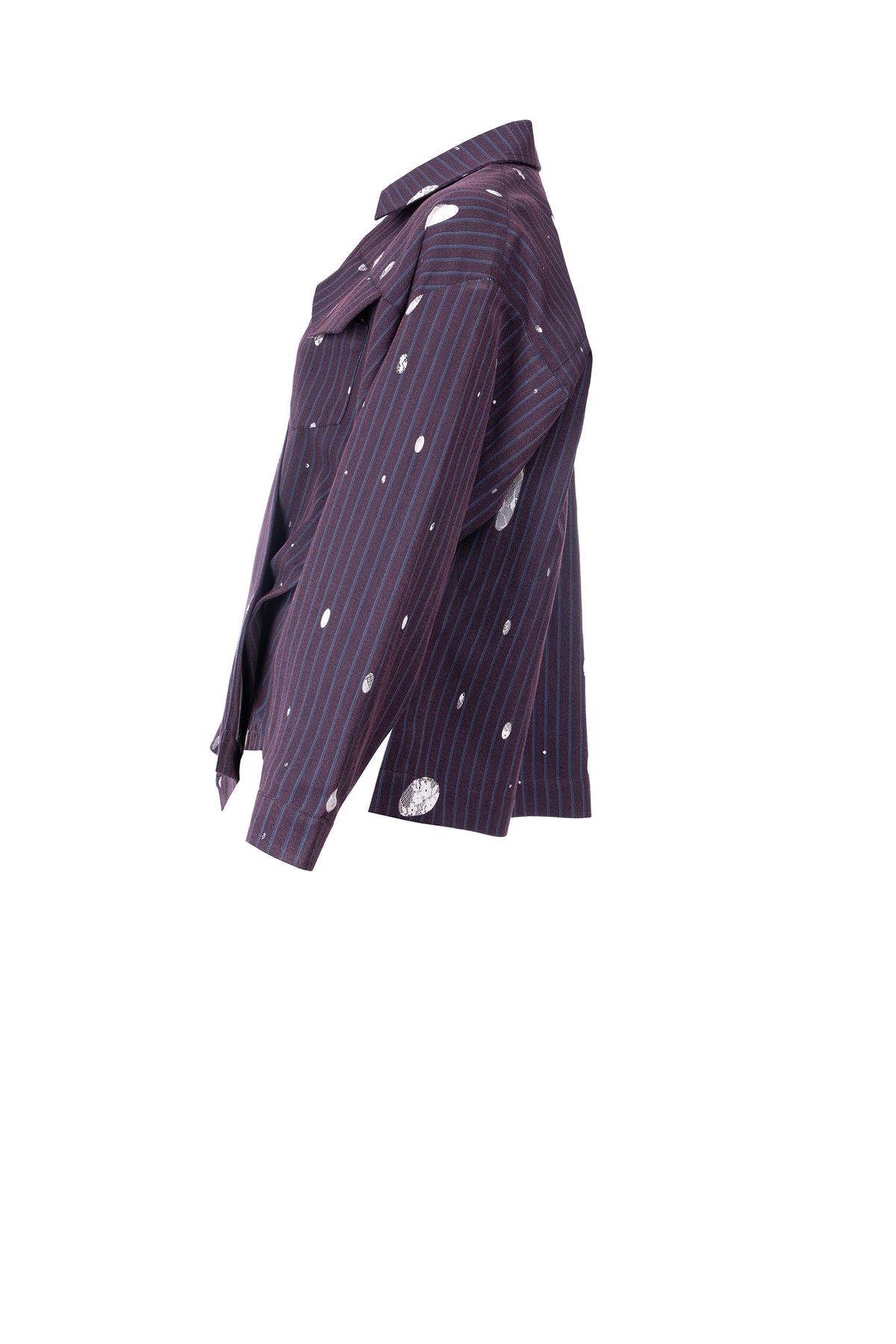 LAYERD WRAP BLAZER سترة بليزر بنمط ملفوف وطبعة