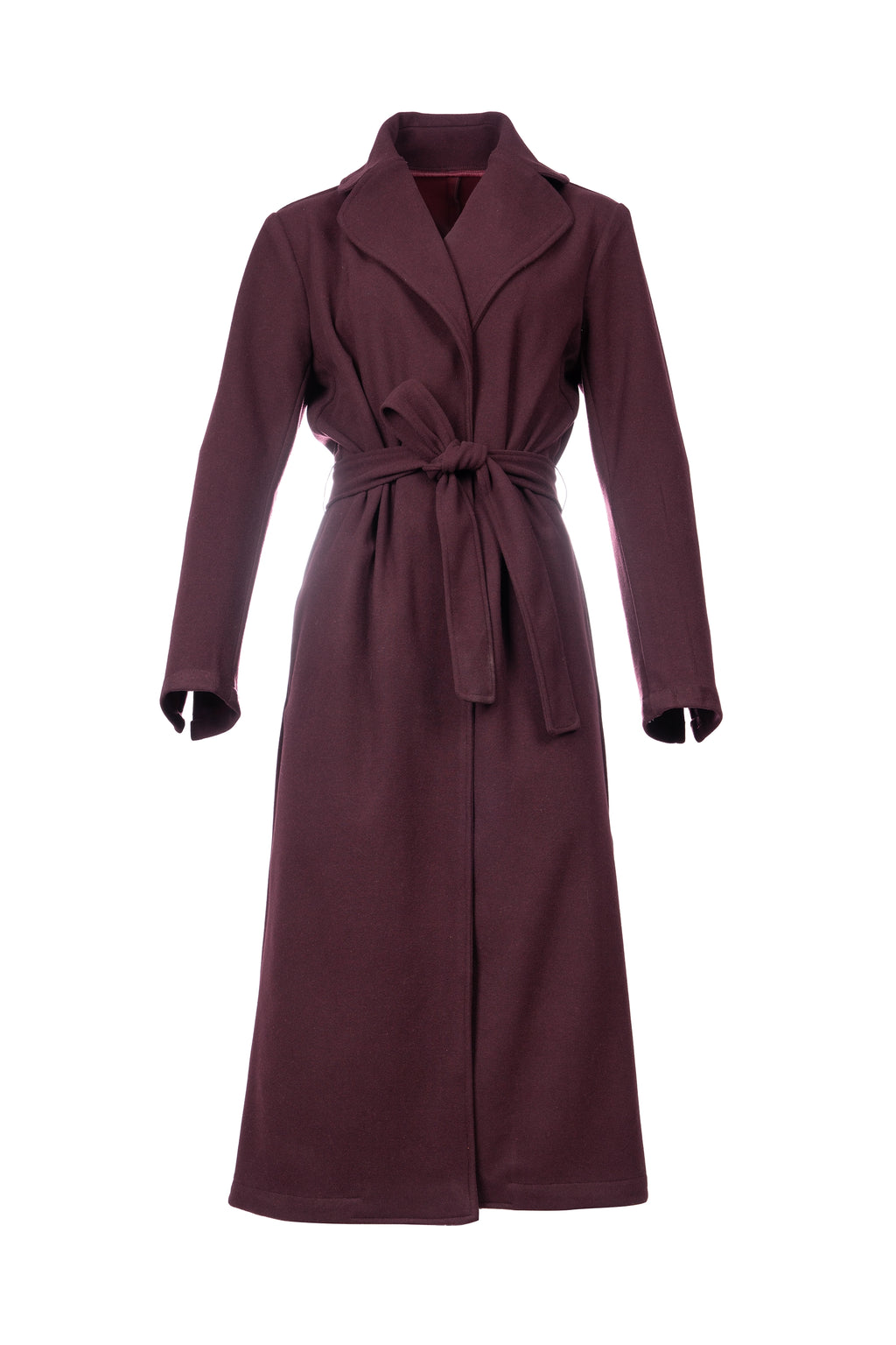 BORDEAUX WRAP COAT معطف بوردو الملتف