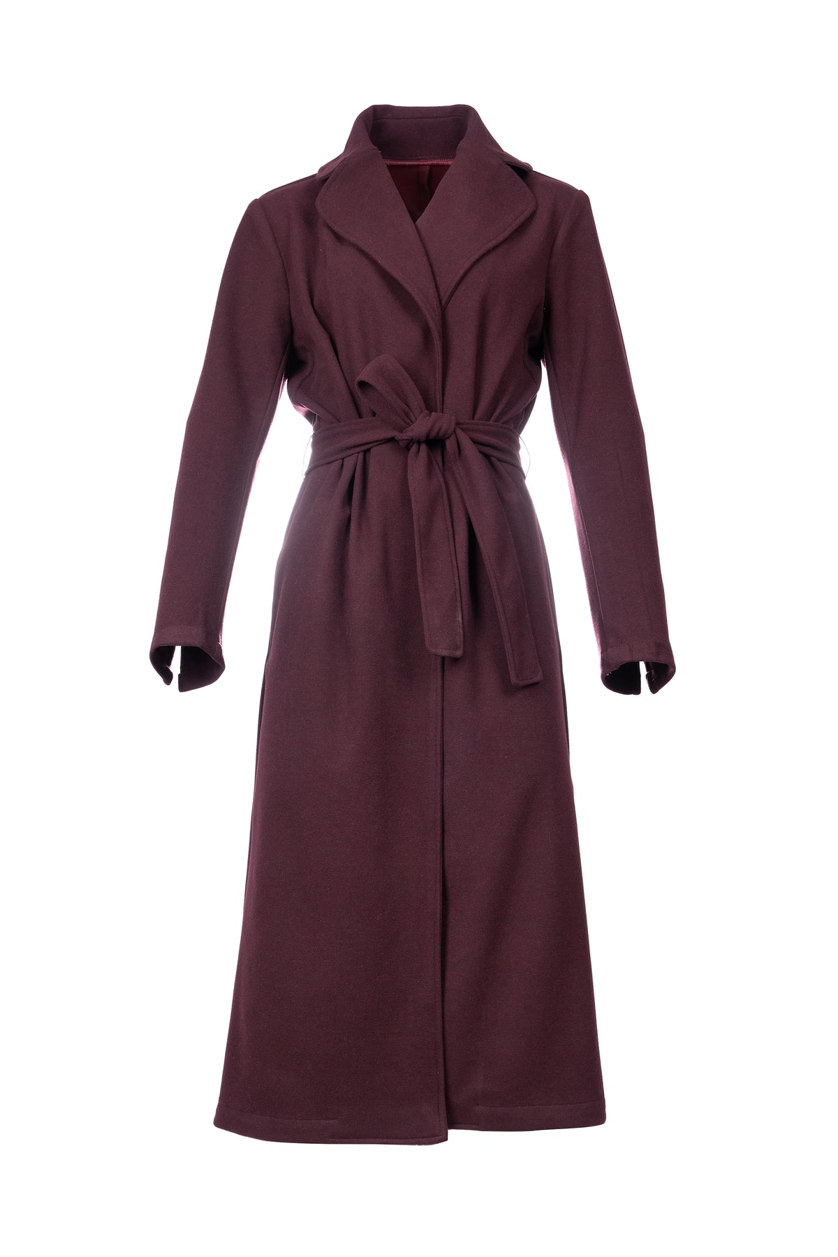 BORDEAUX WRAP COAT معطف بوردو الملتف