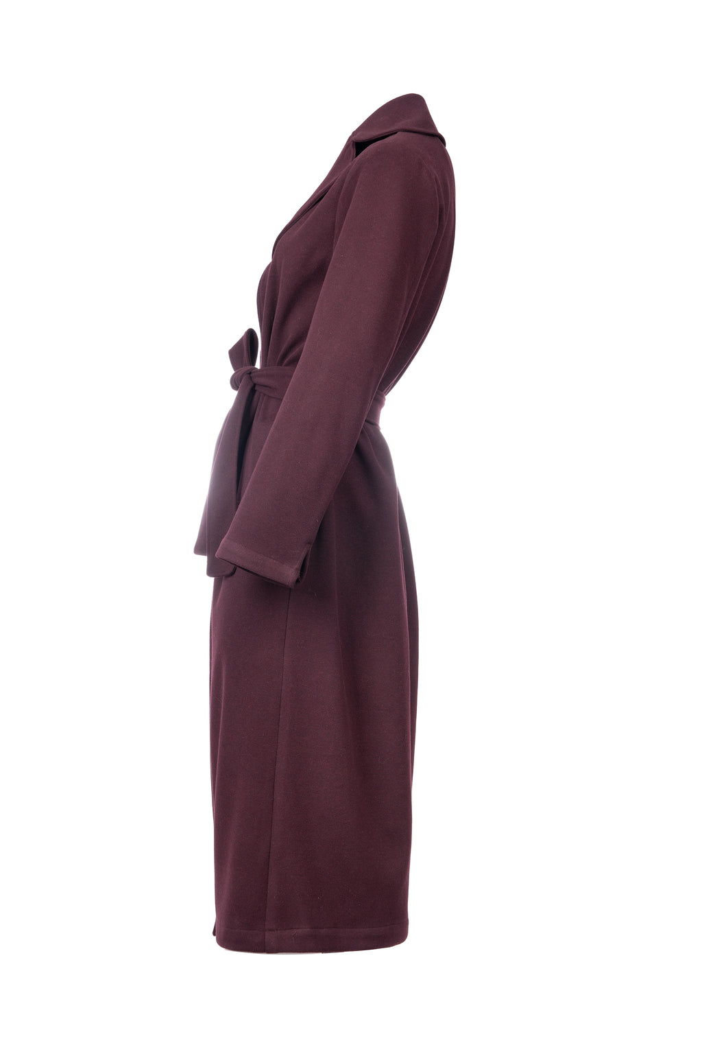 BORDEAUX WRAP COAT معطف بوردو الملتف