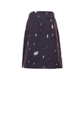 WRAP PINSTRIPE SKIRT