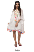 COVER UP OVERSIZED اغطية علوية للشاطاء فضفاض قصير
