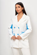 Be optimistic- blazer fit mid long sleeve plain-جاكت متناسق متوسط الطول اكمام طويله ساده
