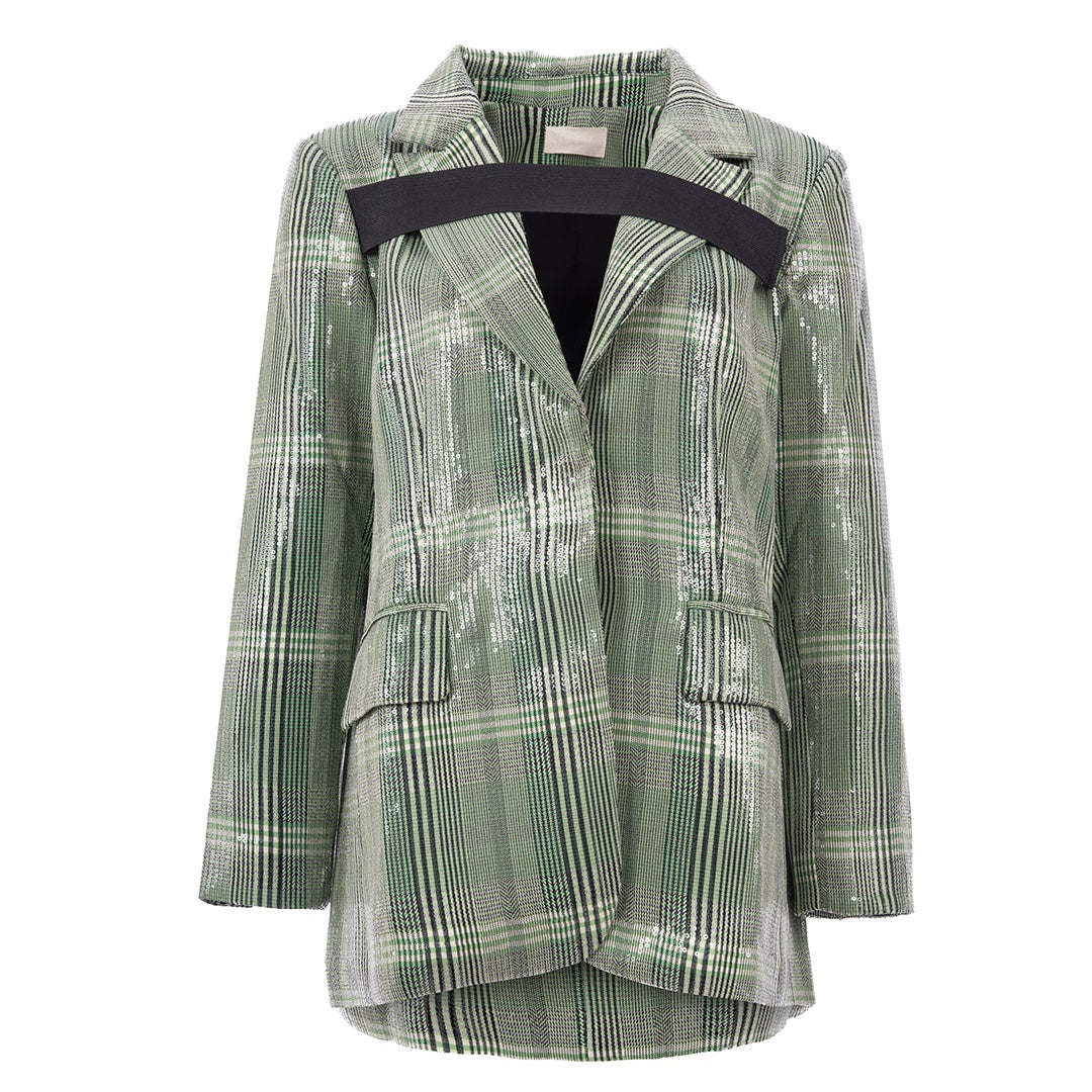 Evergreen fit blazer long sleeve جاكيت متناسق كم طويل